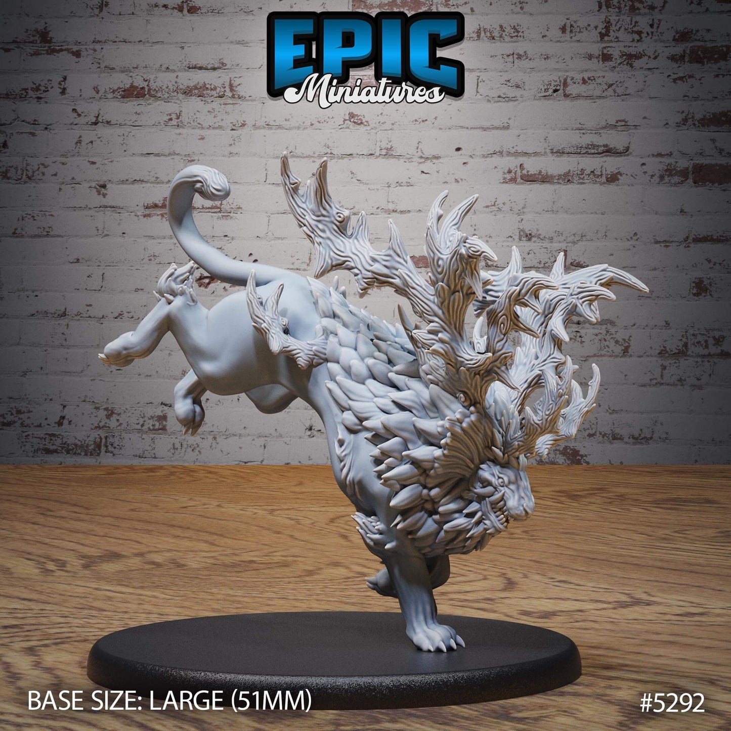 Horned Forest Beast - Epic Miniatures - Dungeons and Dragons