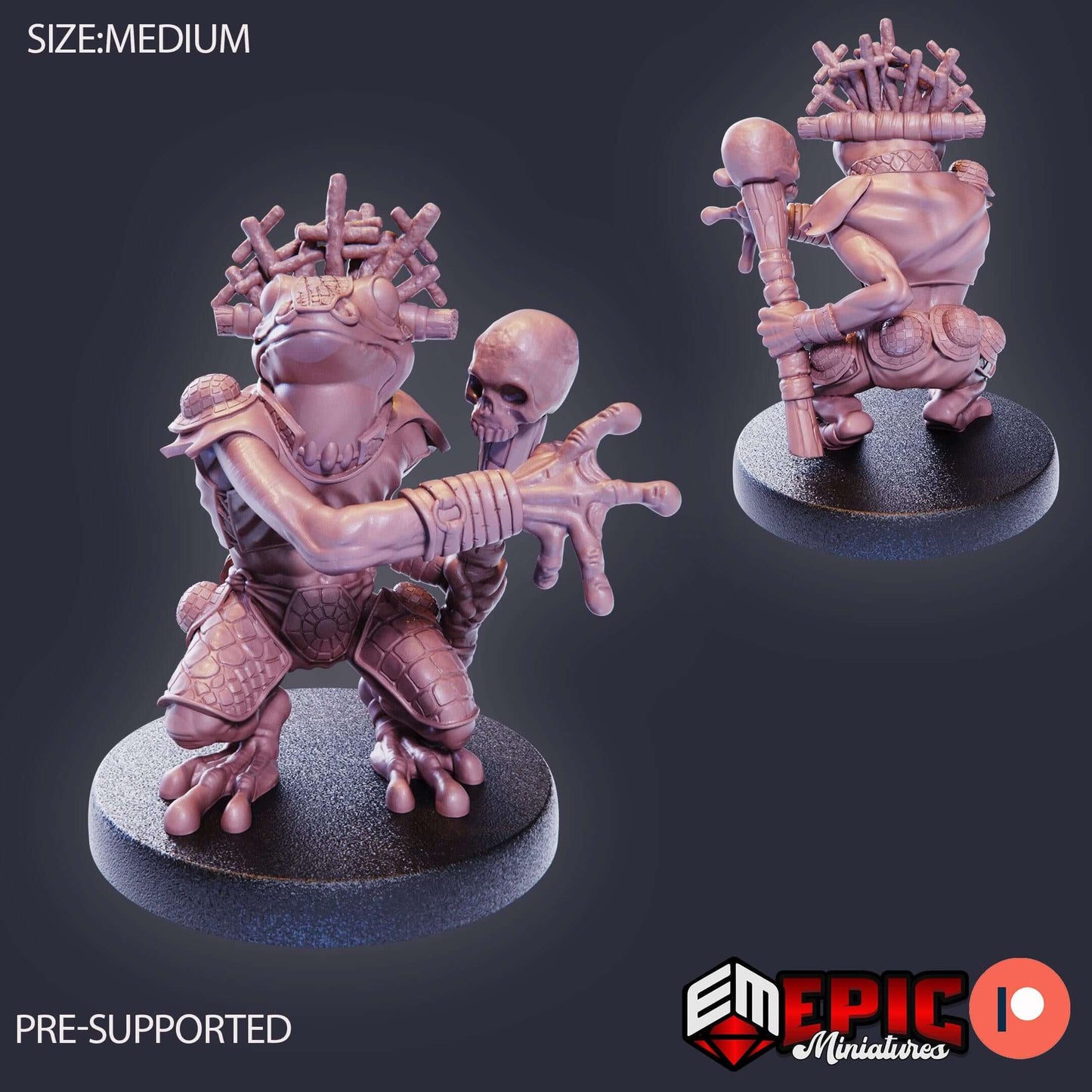 Poison Frog Bullywig - Epic Miniatures - Dungeons and Dragons