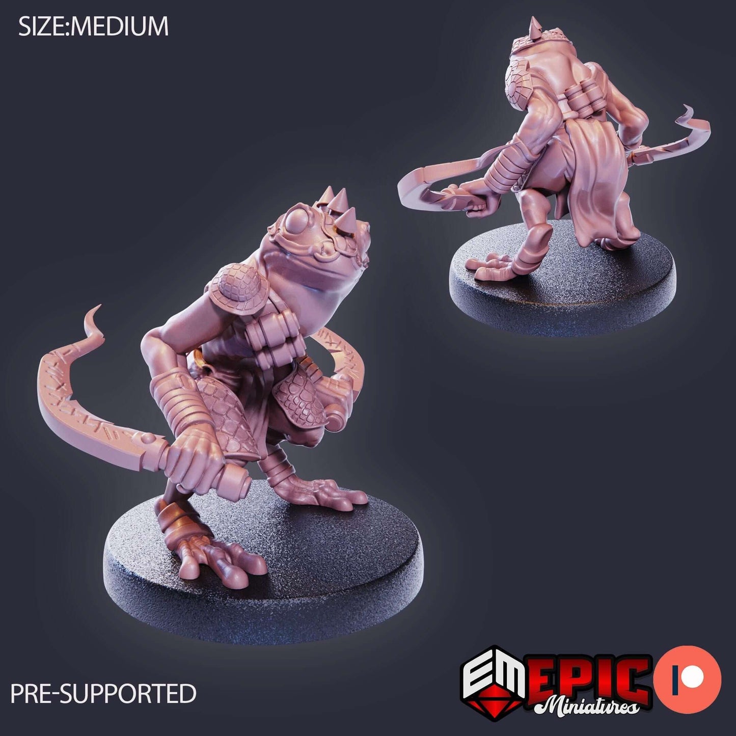 Poison Frog Bullywig - Epic Miniatures - Dungeons and Dragons