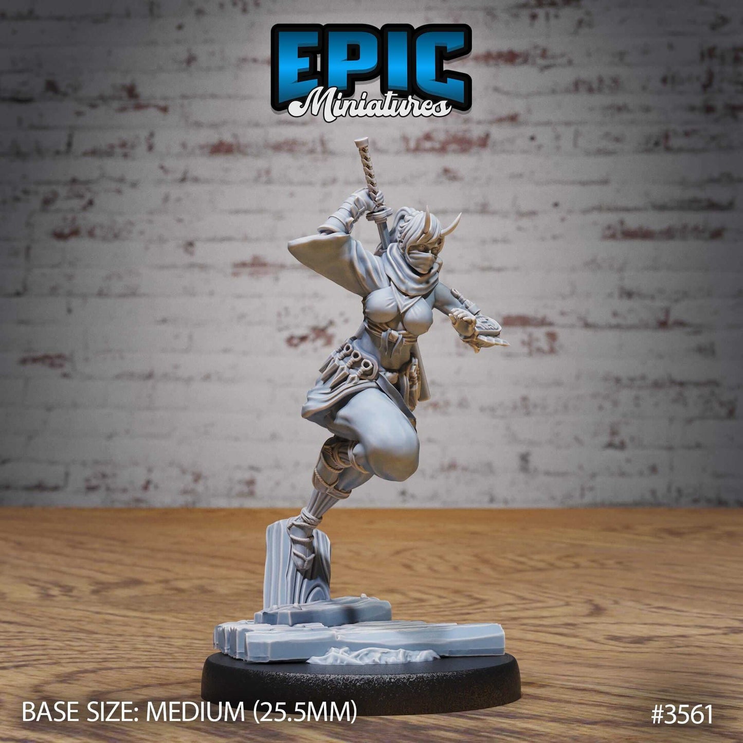 Dark Kunoichi - Epic Miniatures - Dungeons and Dragons
