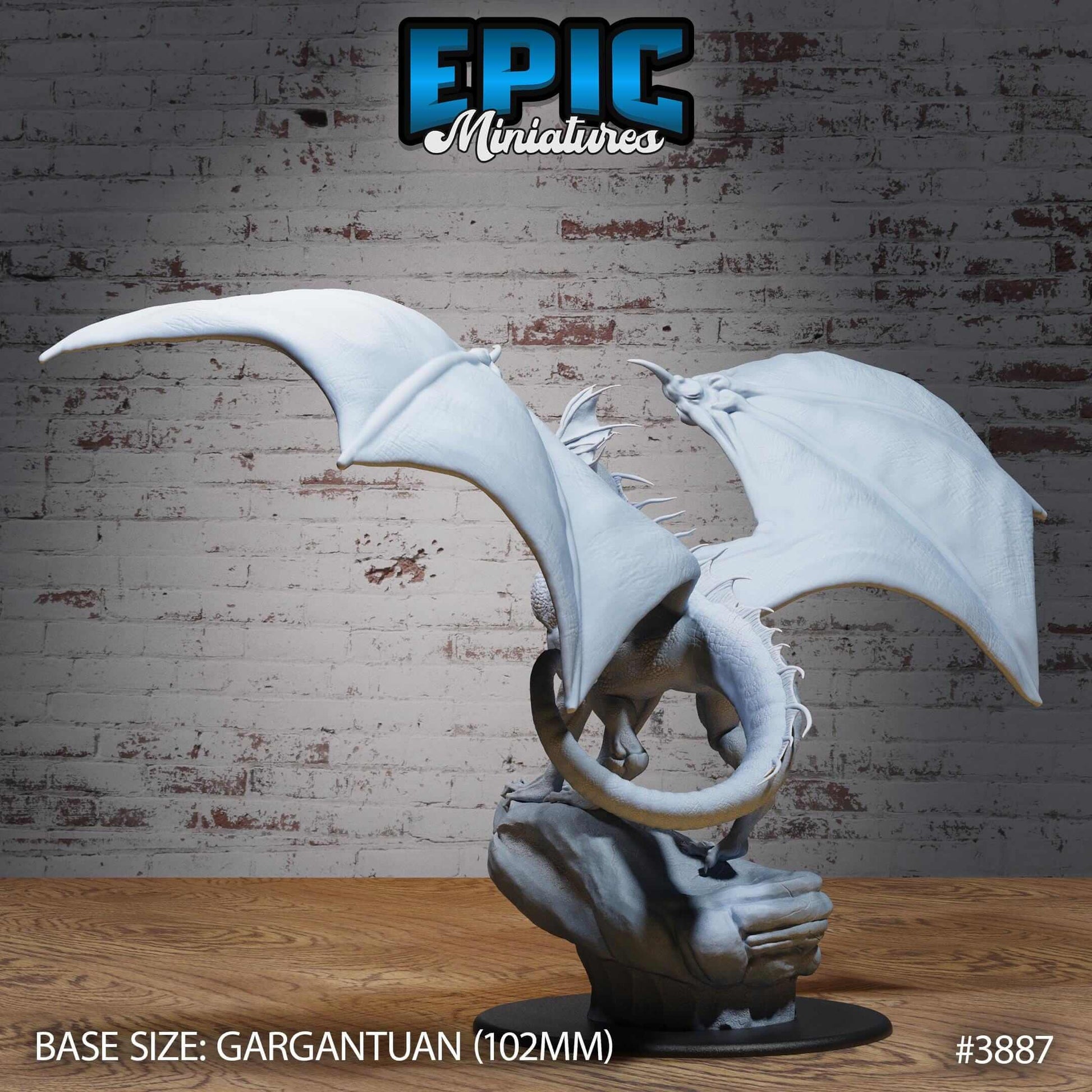 Red Dragon Guild Leader - D&D Epic Miniatures   and Dragons