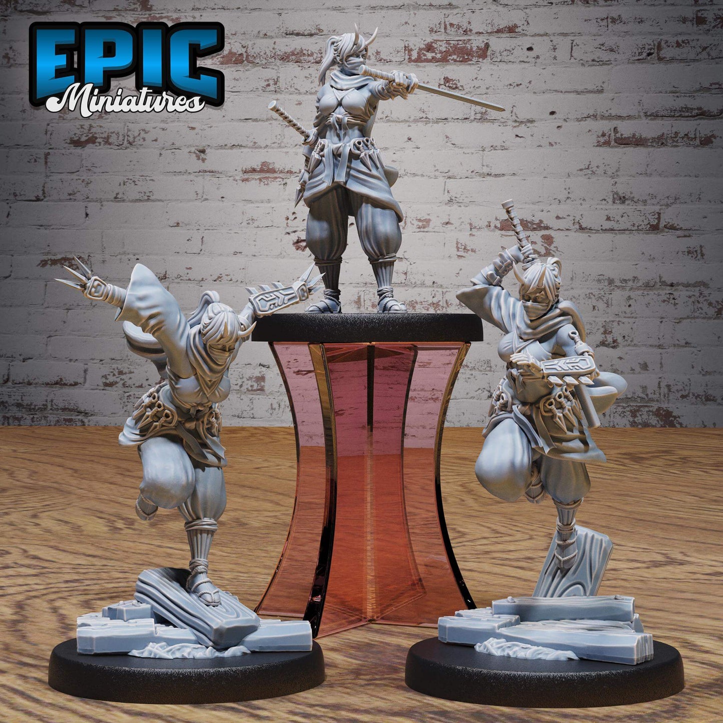 Dark Kunoichi - D&D Epic Miniatures   and Dragons