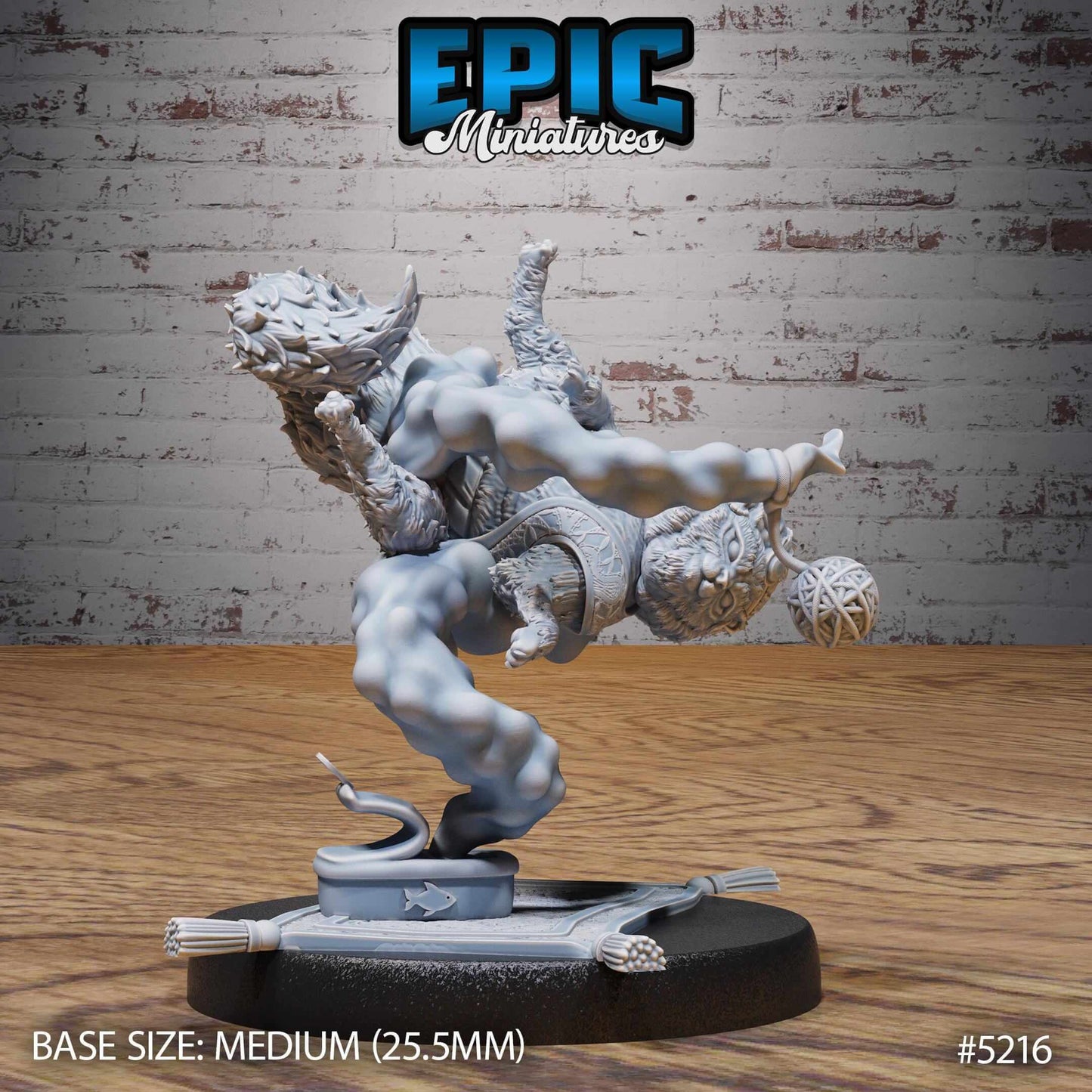 Cat Djinn - Epic Miniatures - Dungeons and Dragons