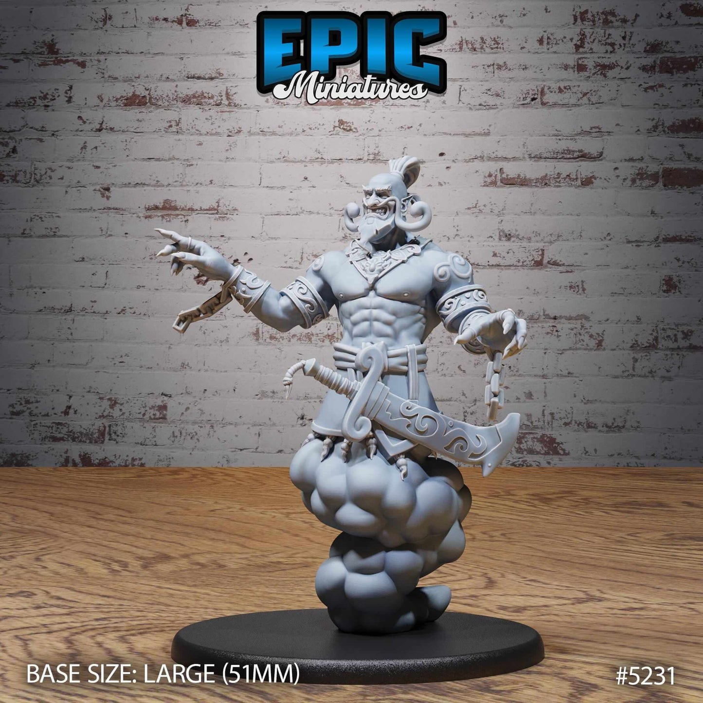 Grinning Djinn - Epic Miniatures - Dungeons and Dragons
