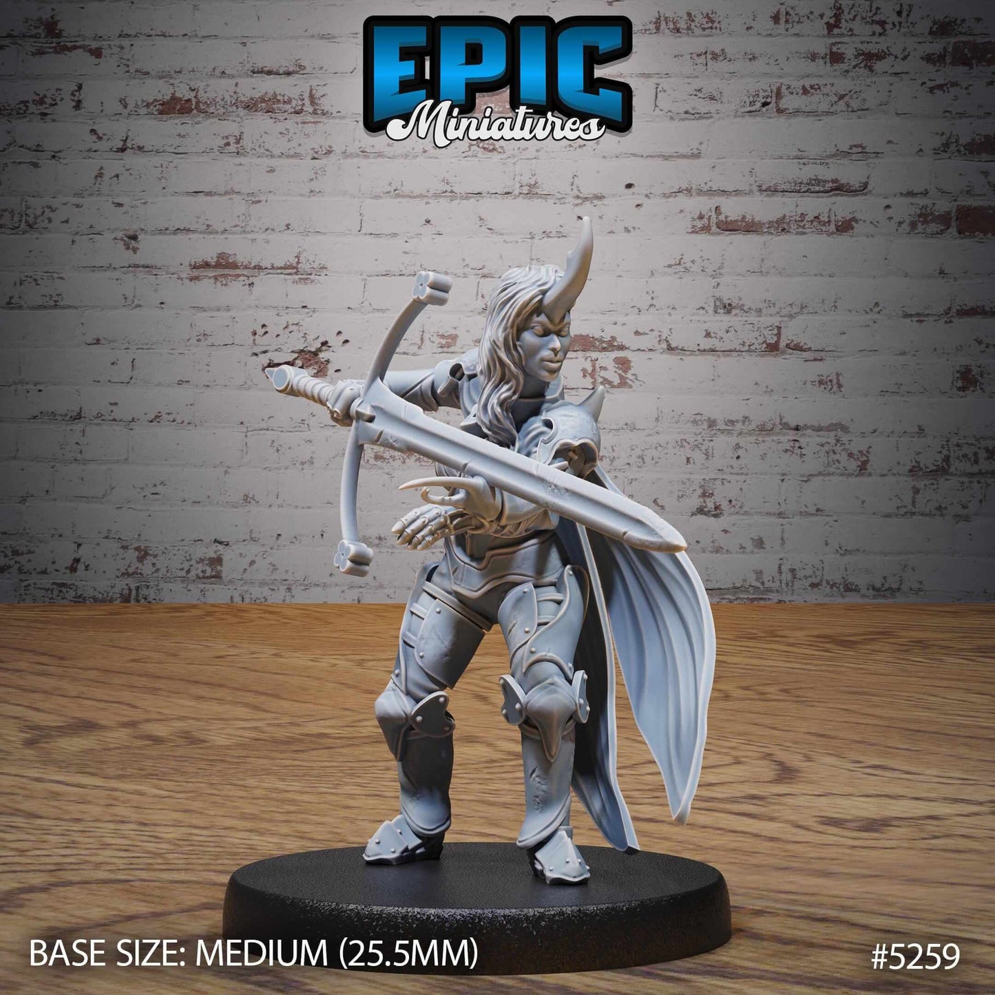 Insect Knight Lady - Epic Miniatures - Dungeons and Dragons