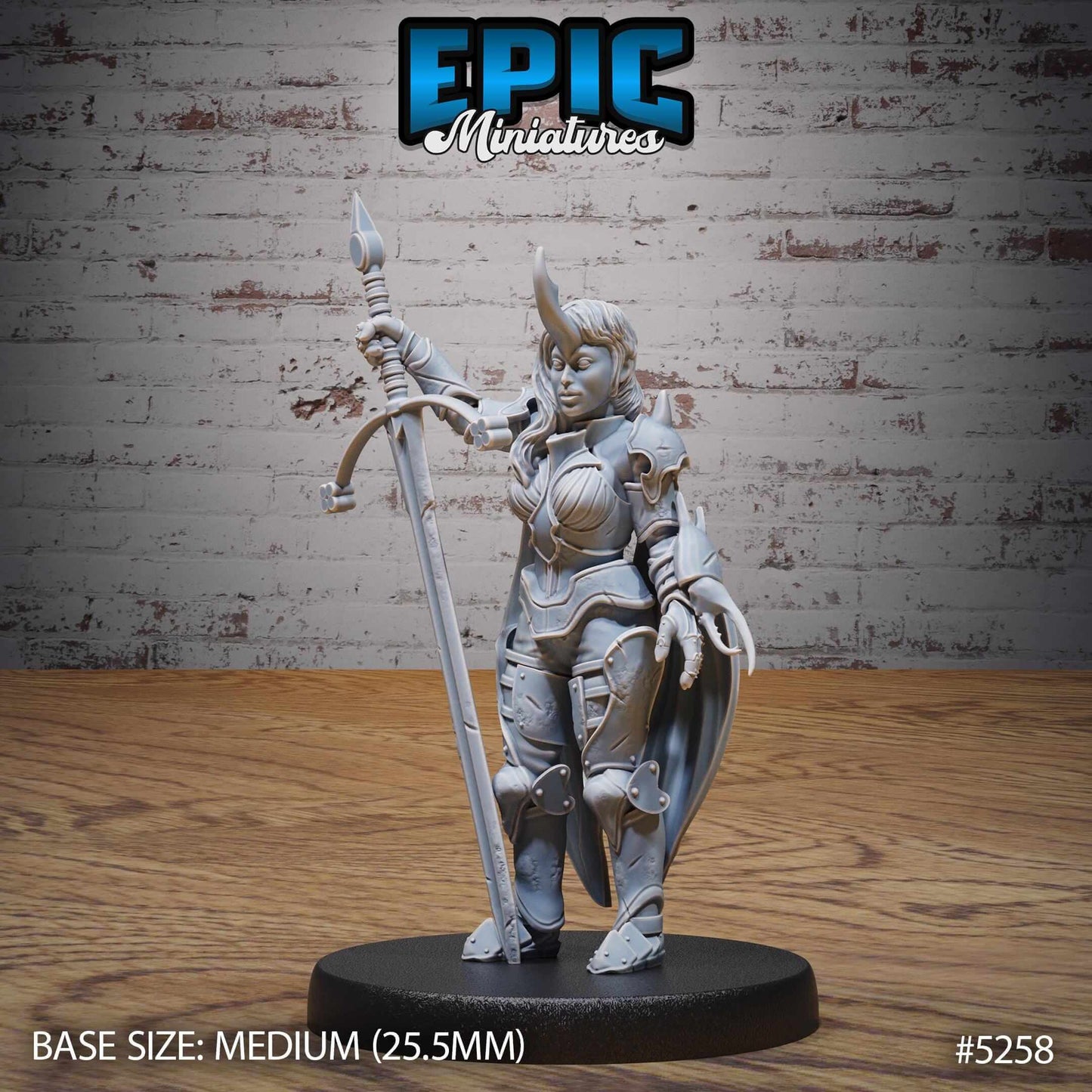 Insect Knight Lady - Epic Miniatures - Dungeons and Dragons