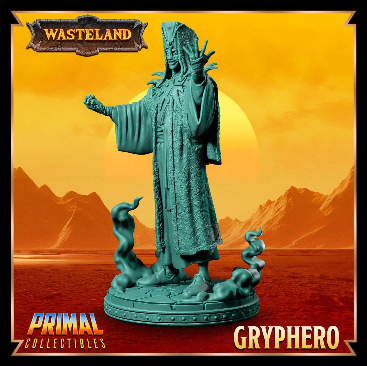 Gryphero Wasteland 3D Printed Resin RPG/Tabletop/Boardgames Miniature Primal Collectibles