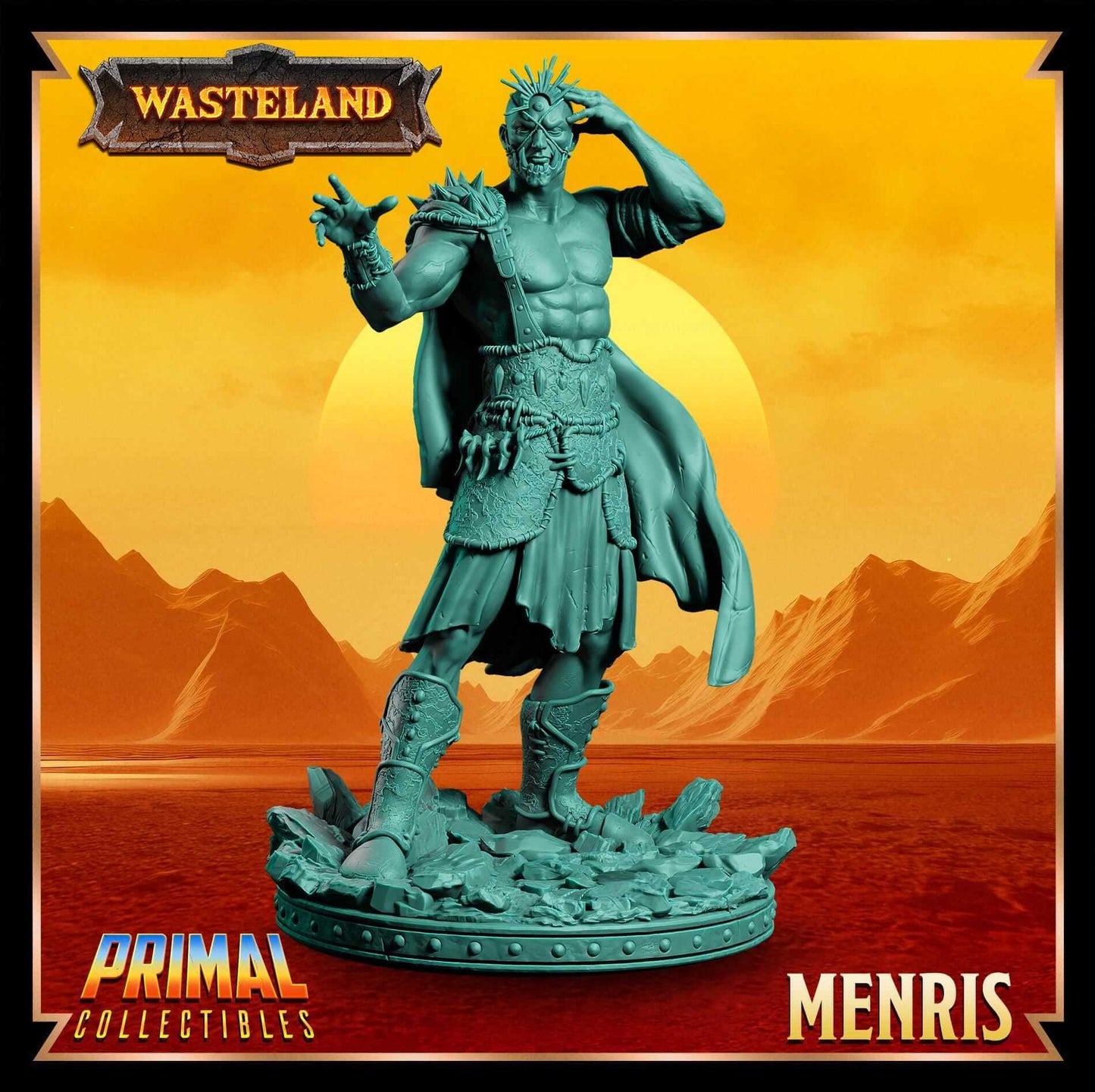 Menris Wasteland 3D Printed Resin RPG/Tabletop/Boardgames Miniature Primal Collectibles