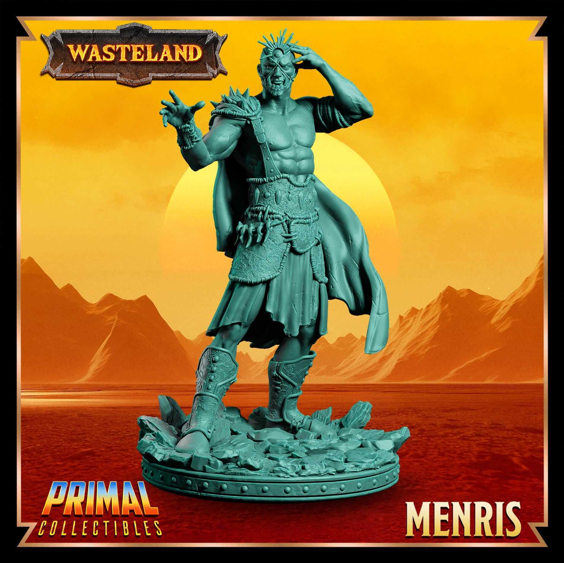 Menris Wasteland 3D Printed Resin RPG/Tabletop/Boardgames Miniature Primal Collectibles