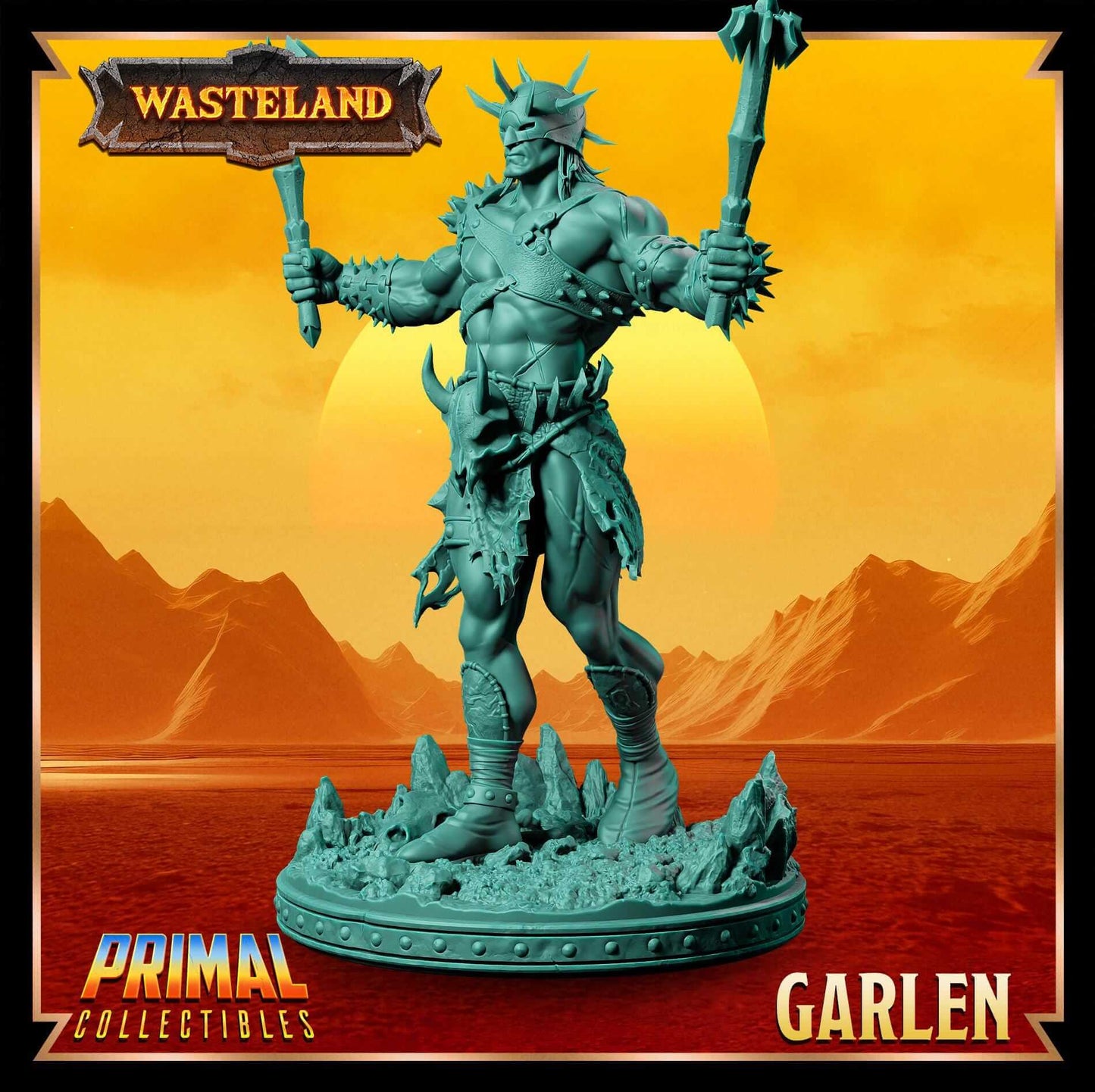 Garlen Wasteland 3D Printed Resin RPG/Tabletop/Boardgames Miniature Primal Collectibles