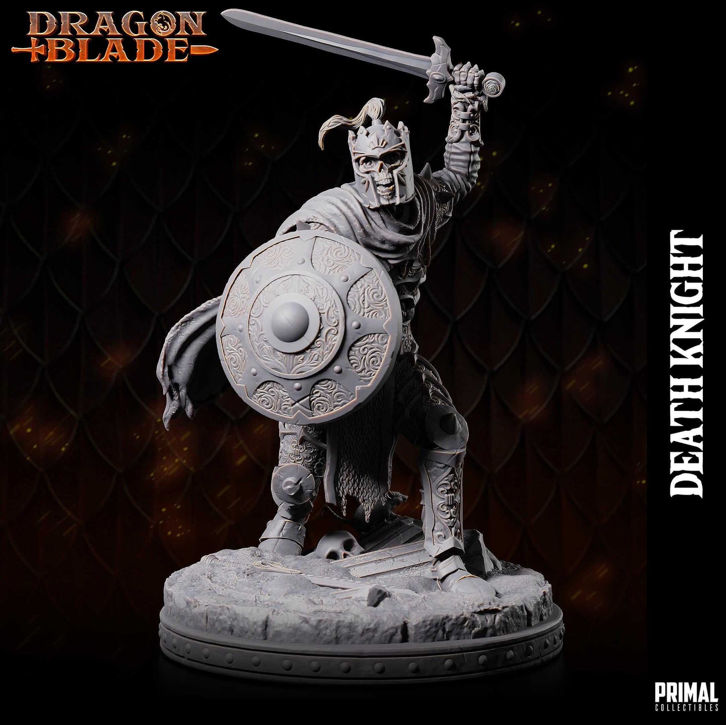Death Knight with sword Dragonblade - Masters of Dungeon Quest