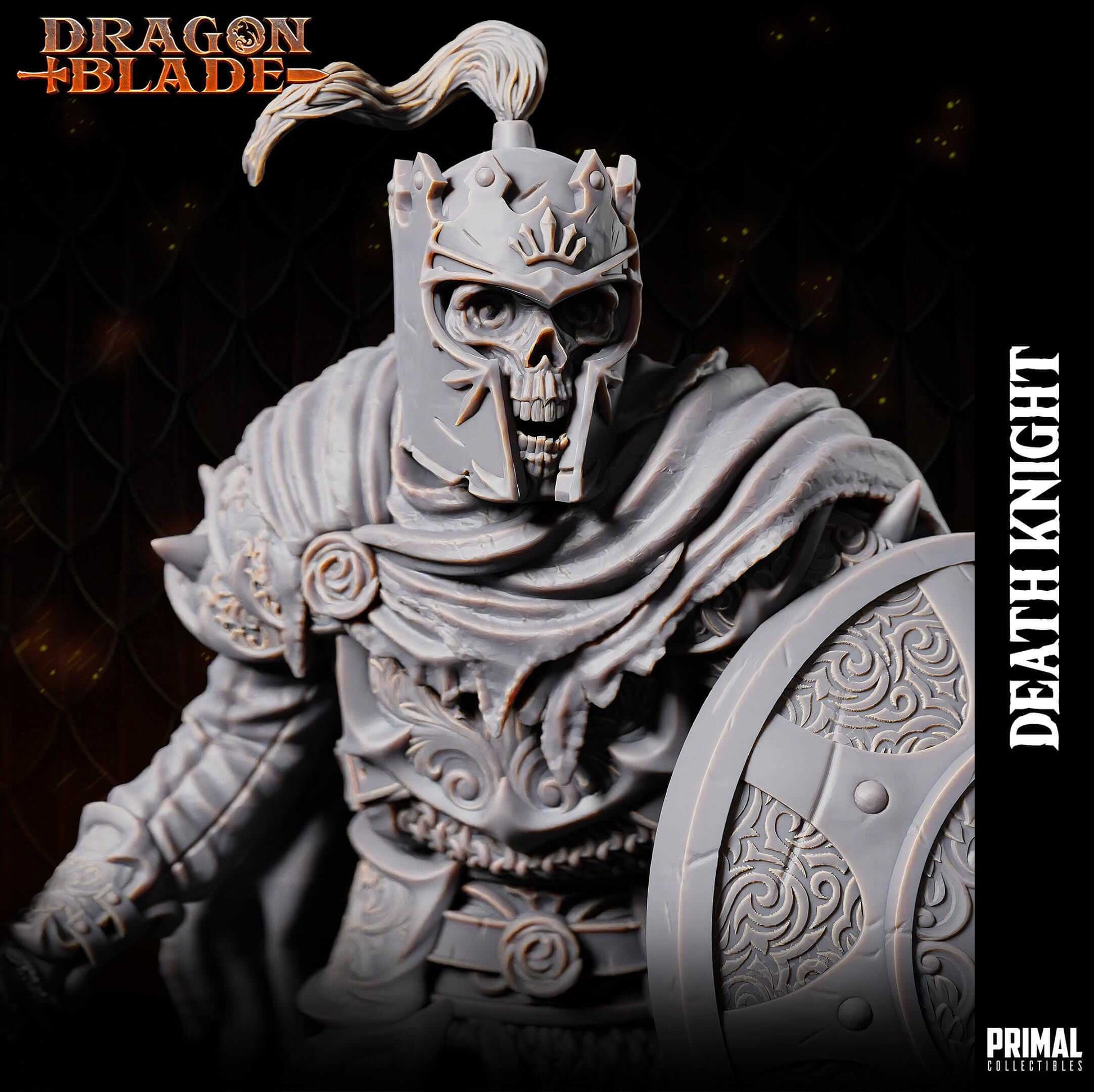 Death Knight with spear Dragonblade - Masters of Dungeon Quest