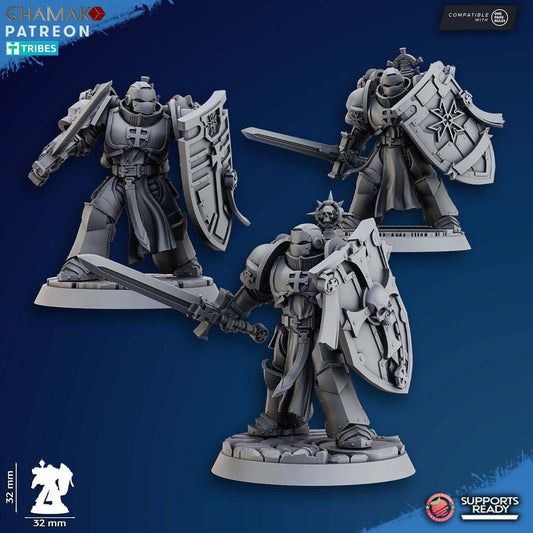 Sanctified Crusaders - Bladeguard - Ghamak Miniatures