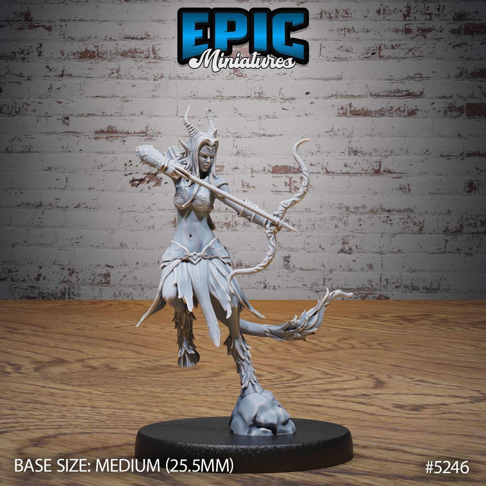 Satyr Tiefling Female set - D&D Epic Miniatures   and Dragons