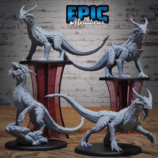 Guard Drakes Copper - D&D Epic Miniatures   and Dragons