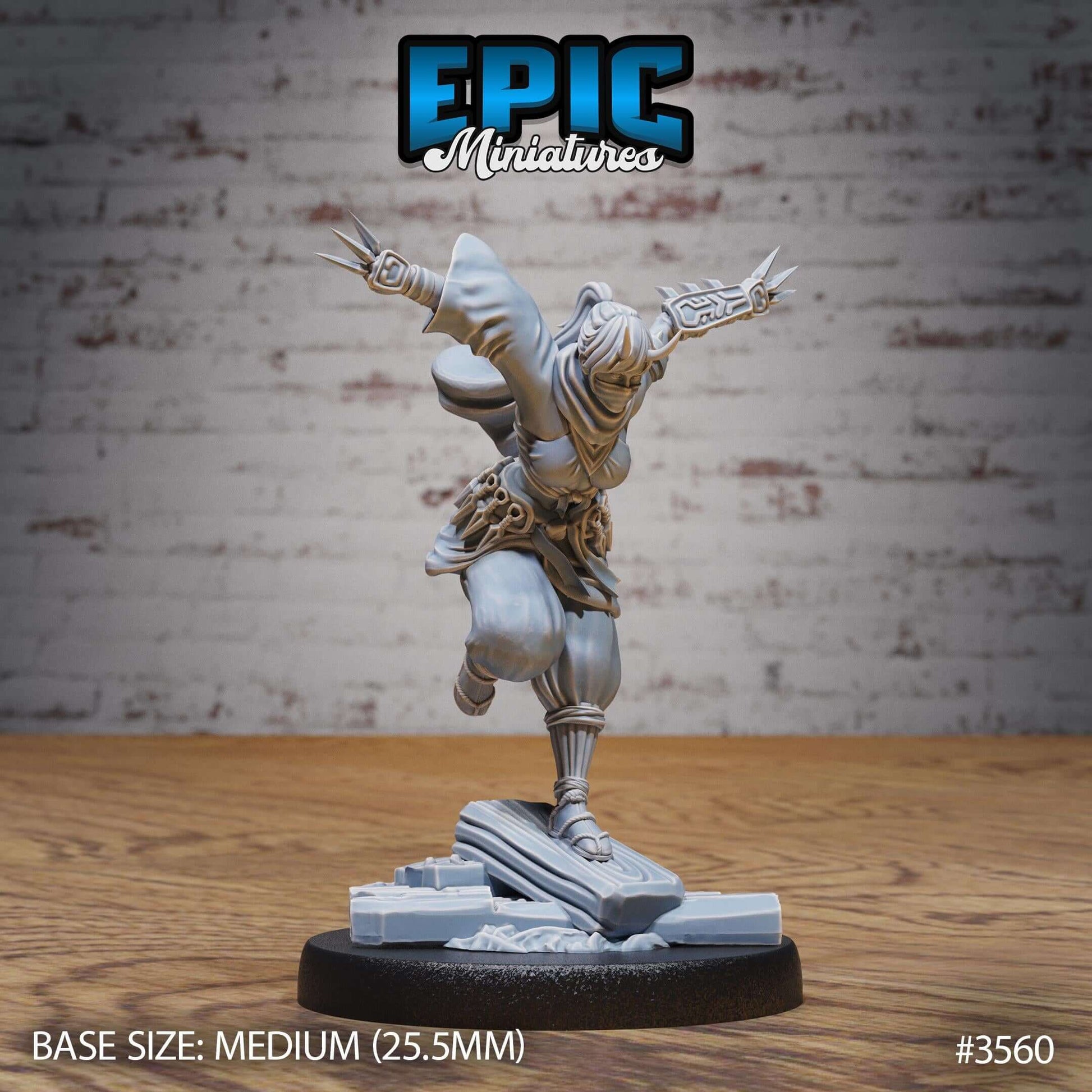 Dark Kunoichi - Epic Miniatures - Dungeons and Dragons