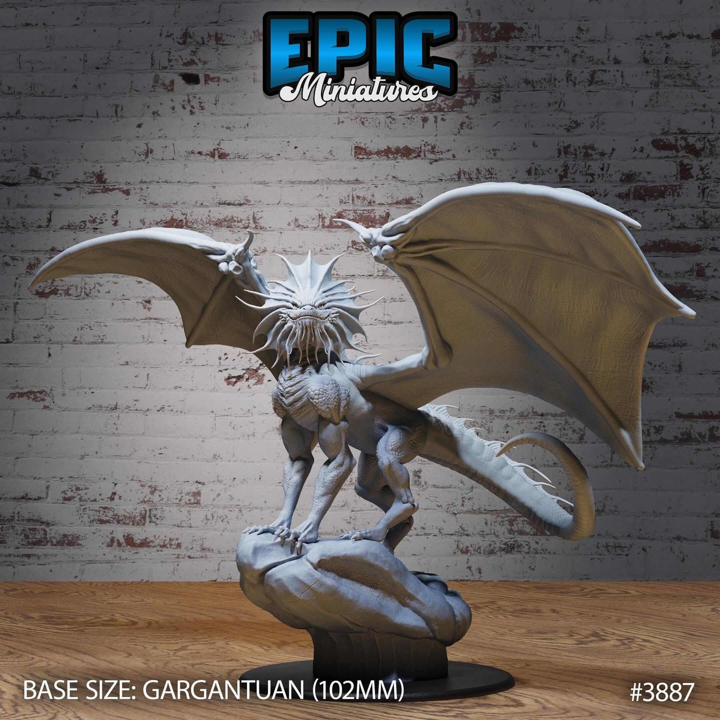 Red Dragon Guild Leader - D&D Epic Miniatures   and Dragons