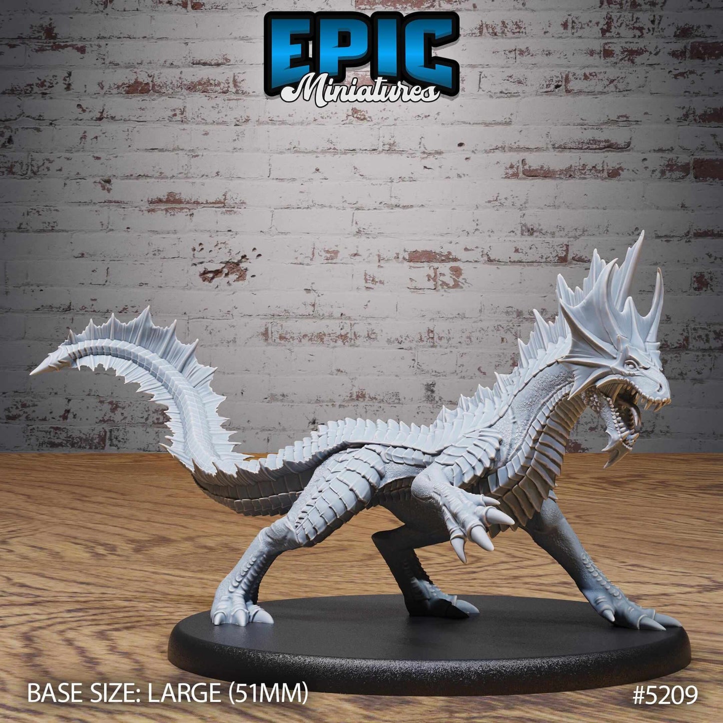 Guard Drakes Brass - Epic Miniatures - Dungeons and Dragons
