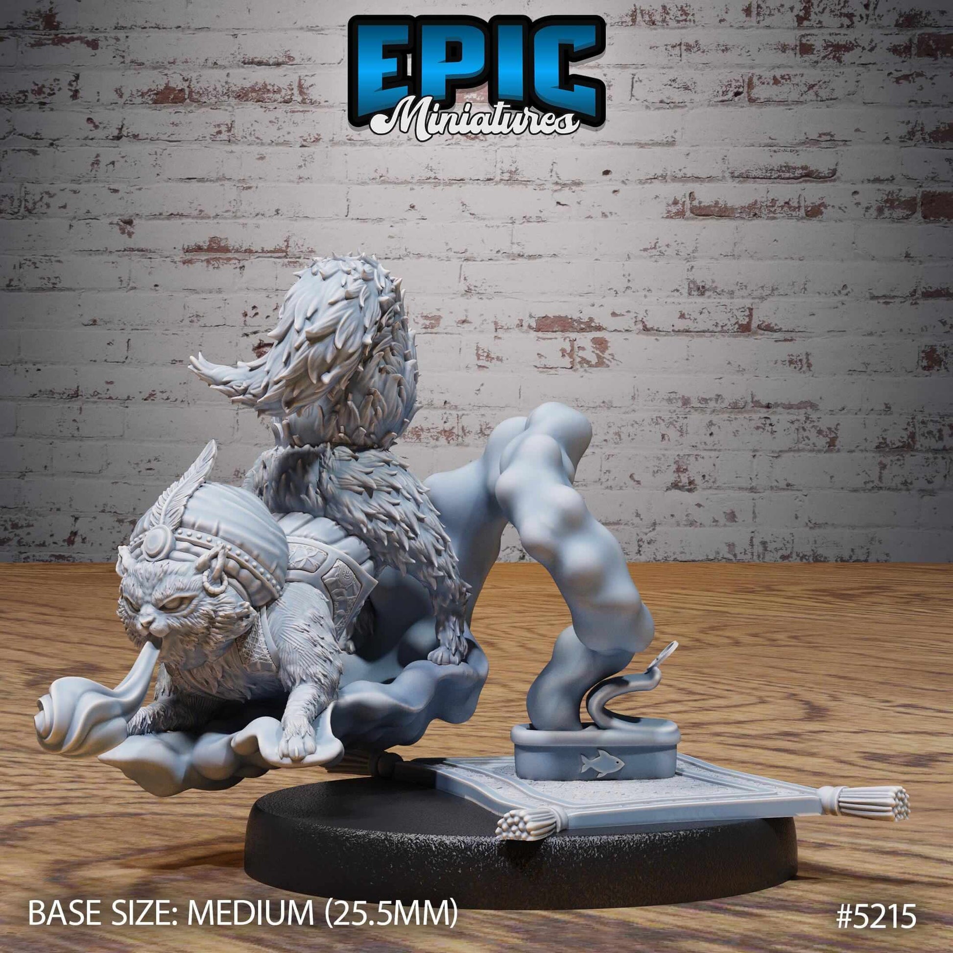 Cat Djinn - Epic Miniatures - Dungeons and Dragons