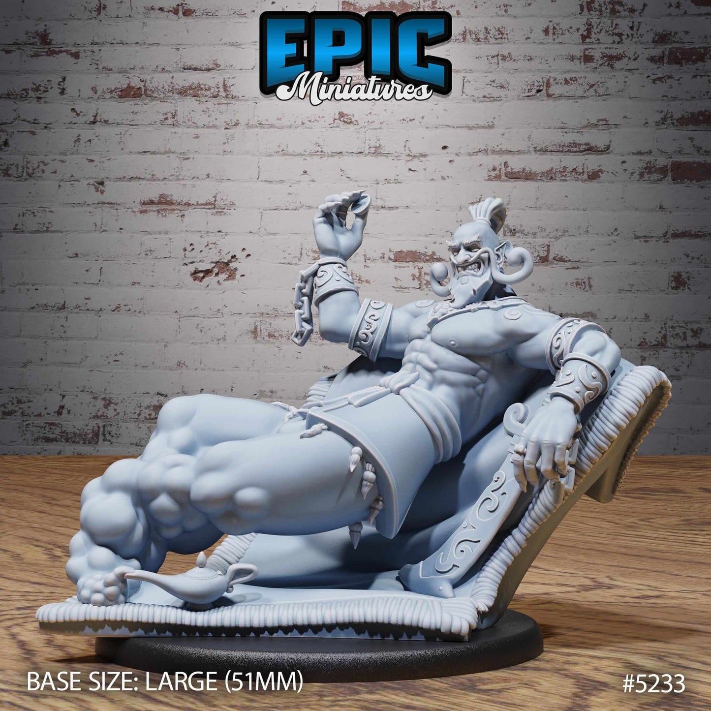 Grinning Djinn - Epic Miniatures - Dungeons and Dragons
