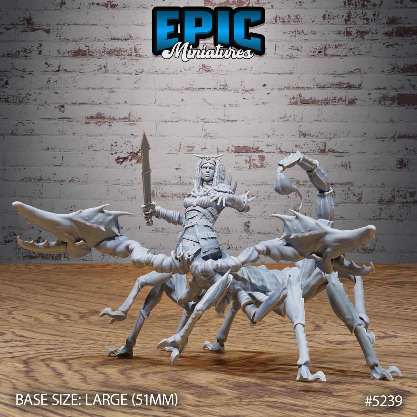 Scorpion Centaur Lady - Epic Miniatures - Dungeons and Dragons