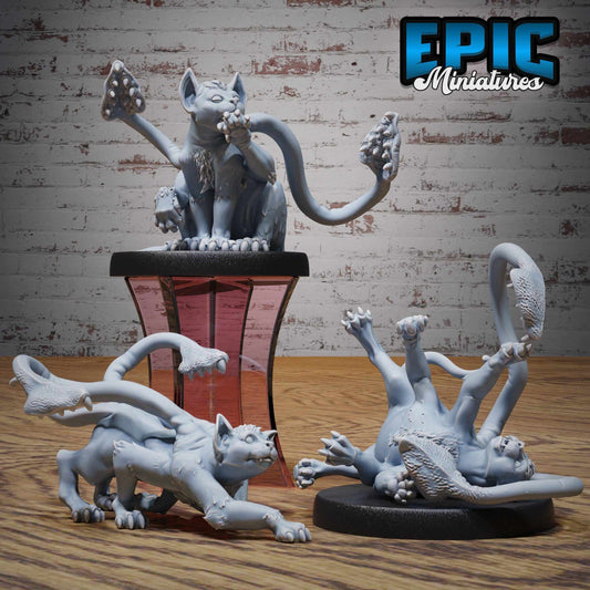 Baby Phase Panther Displacer beast - D&D Epic Miniatures   and Dragons