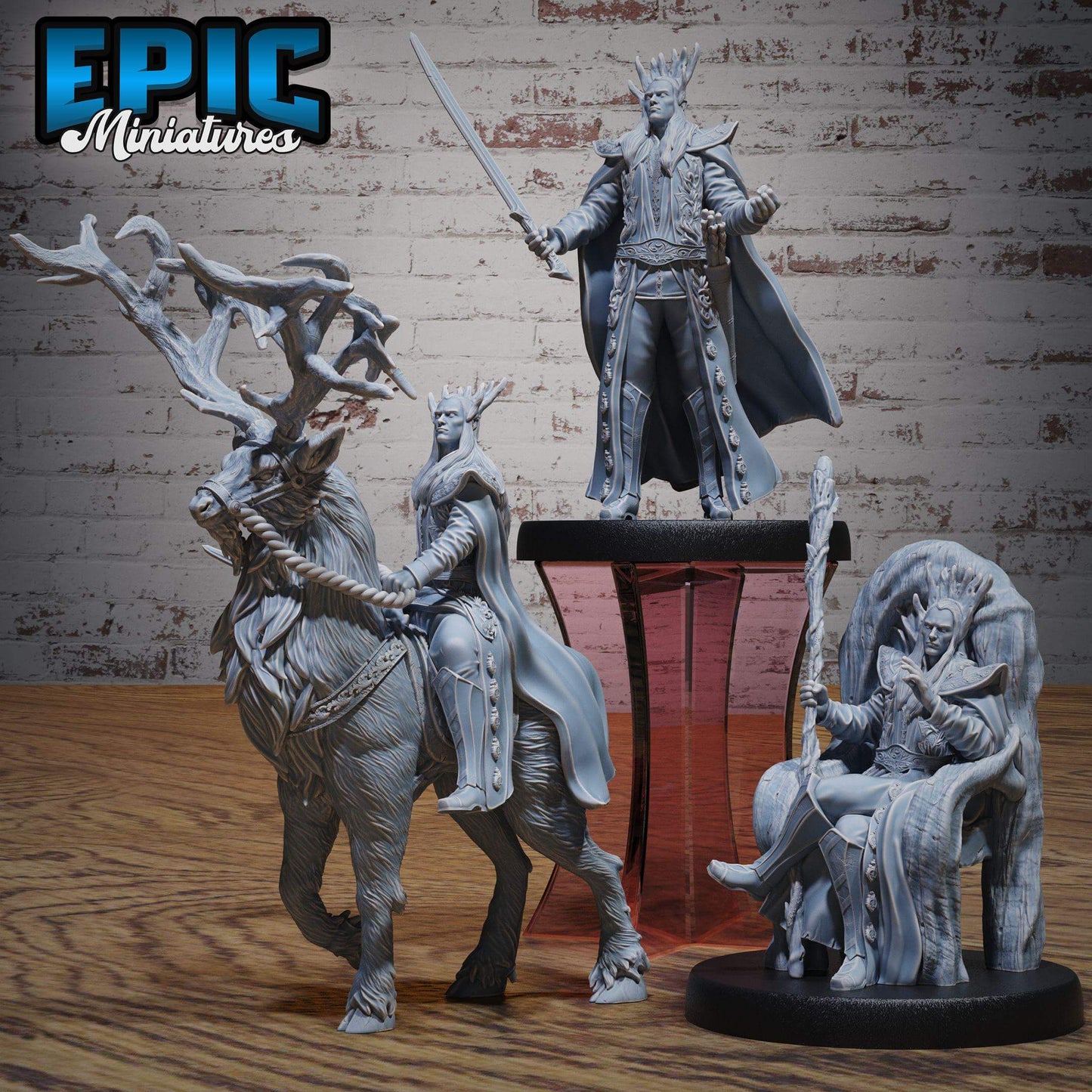 High Elf King - D&D Epic Miniatures   and Dragons