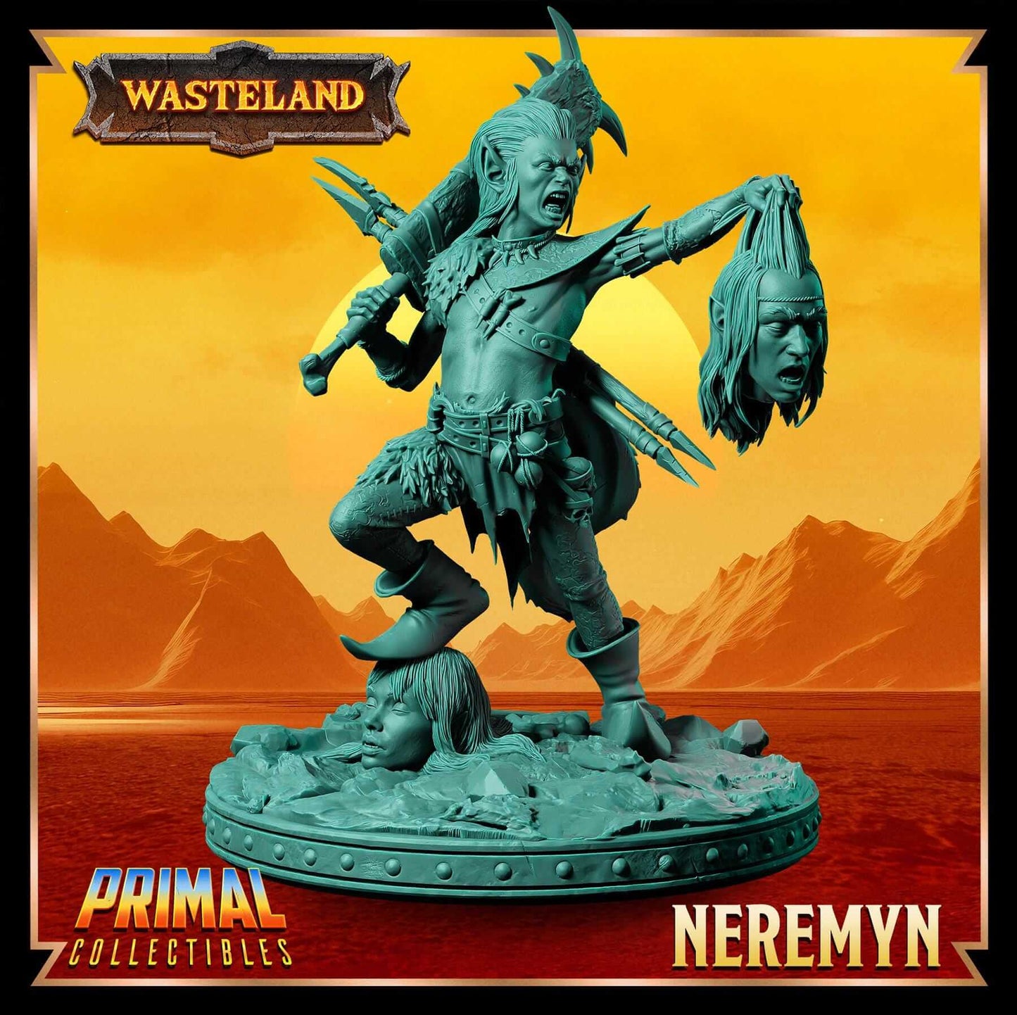 Neremyn Wasteland 3D Printed Resin RPG/Tabletop/Boardgames Miniature Primal Collectibles