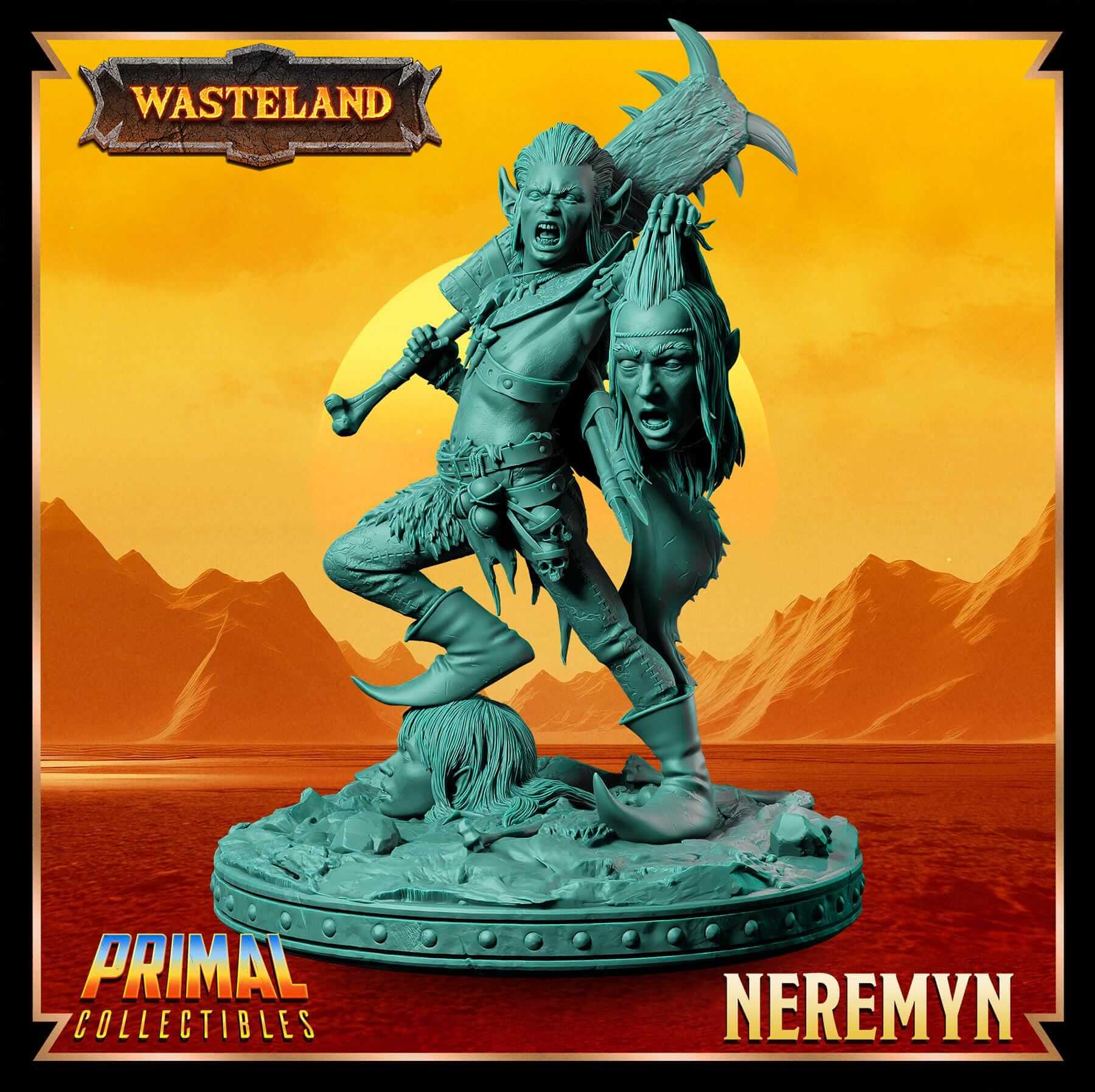 Neremyn Wasteland 3D Printed Resin RPG/Tabletop/Boardgames Miniature Primal Collectibles