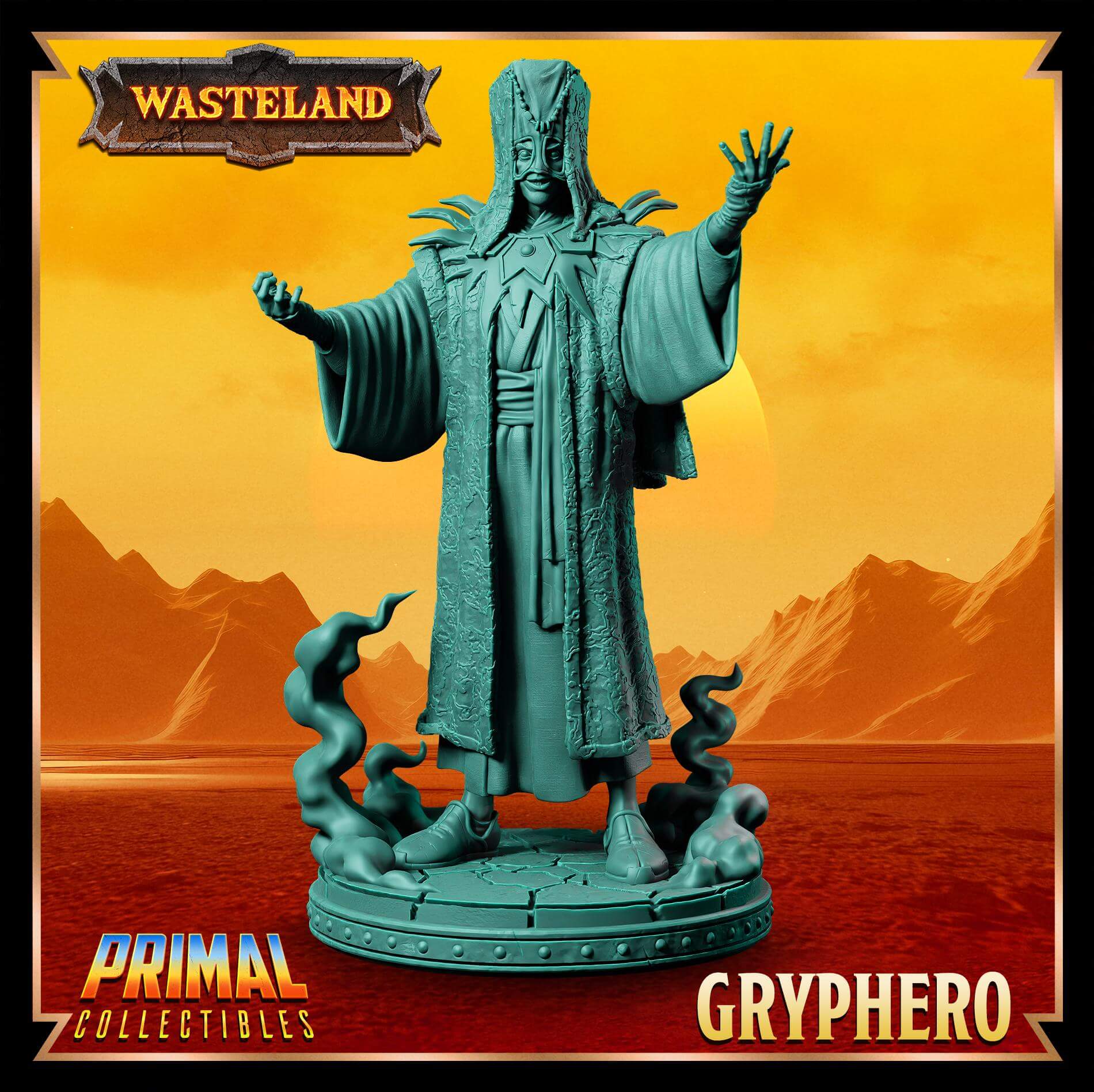 Gryphero Wasteland 3D Printed Resin RPG/Tabletop/Boardgames Miniature Primal Collectibles
