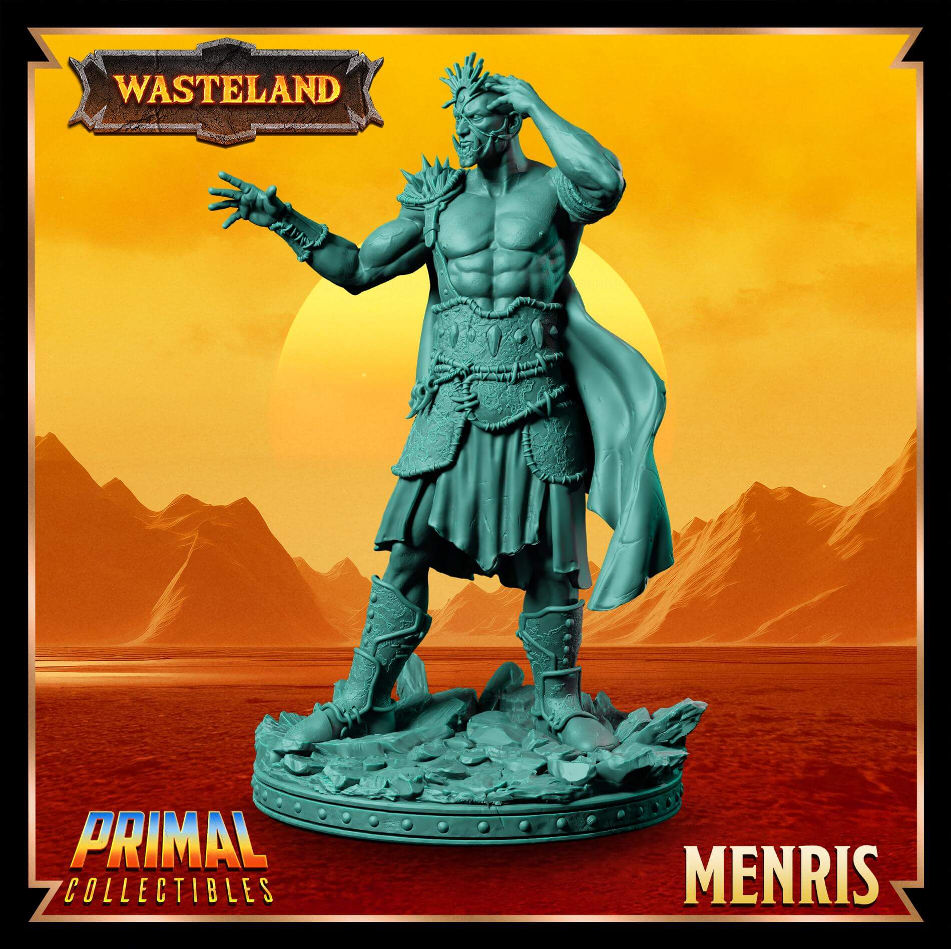 Menris Wasteland 3D Printed Resin RPG/Tabletop/Boardgames Miniature Primal Collectibles
