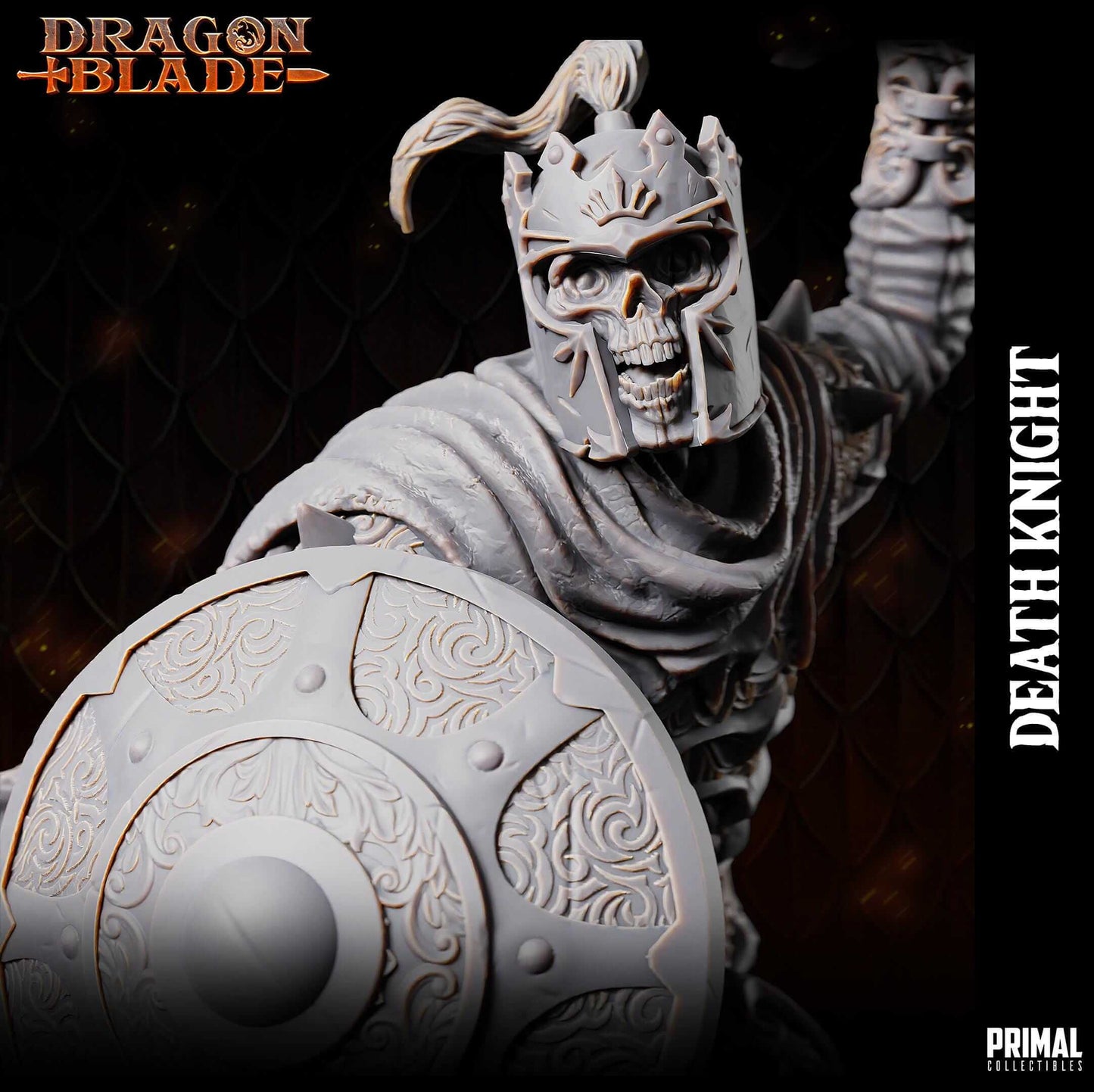 Death Knight with sword Dragonblade - Masters of Dungeon Quest