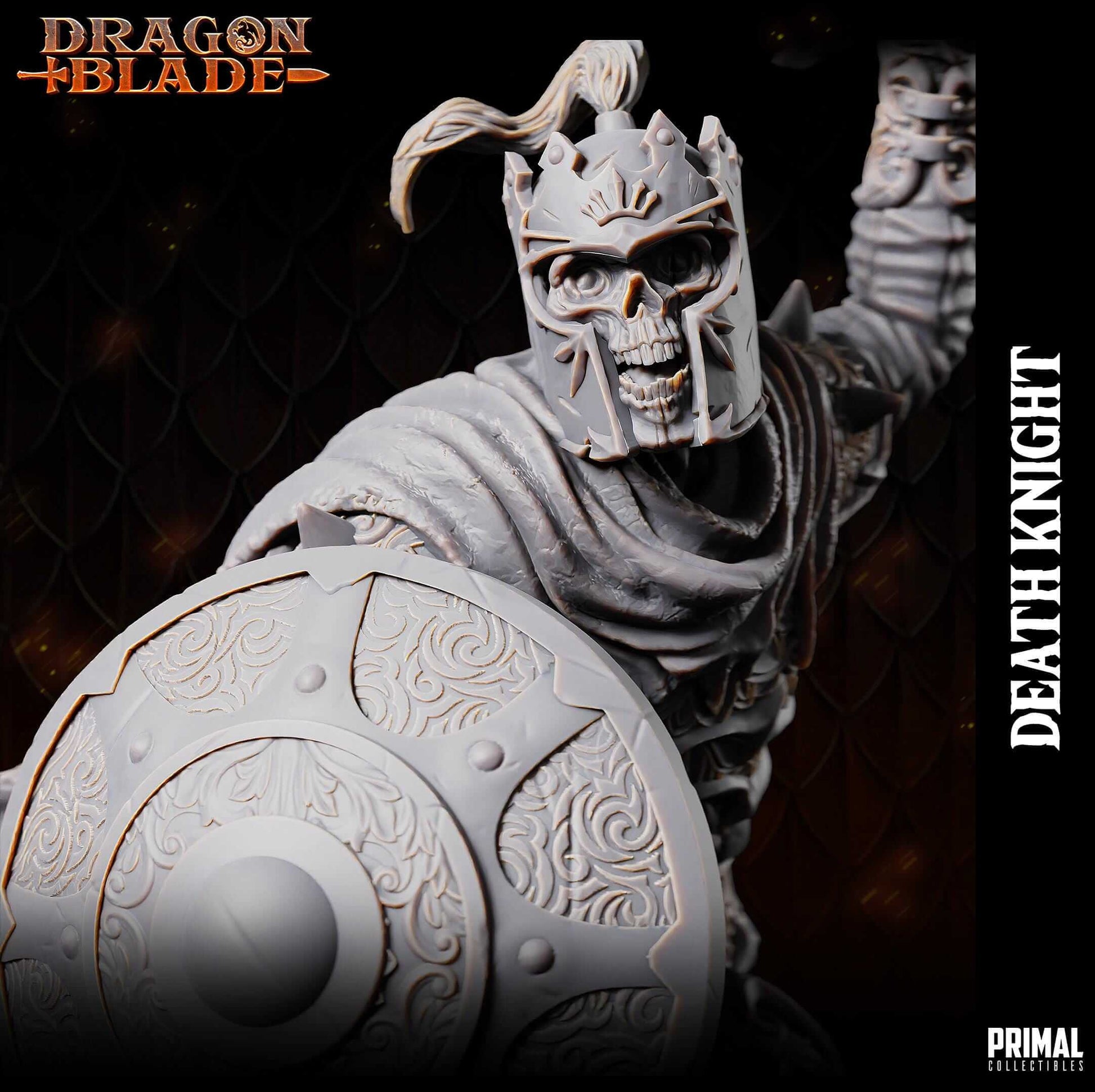 Death Knight with sword Dragonblade - Masters of Dungeon Quest