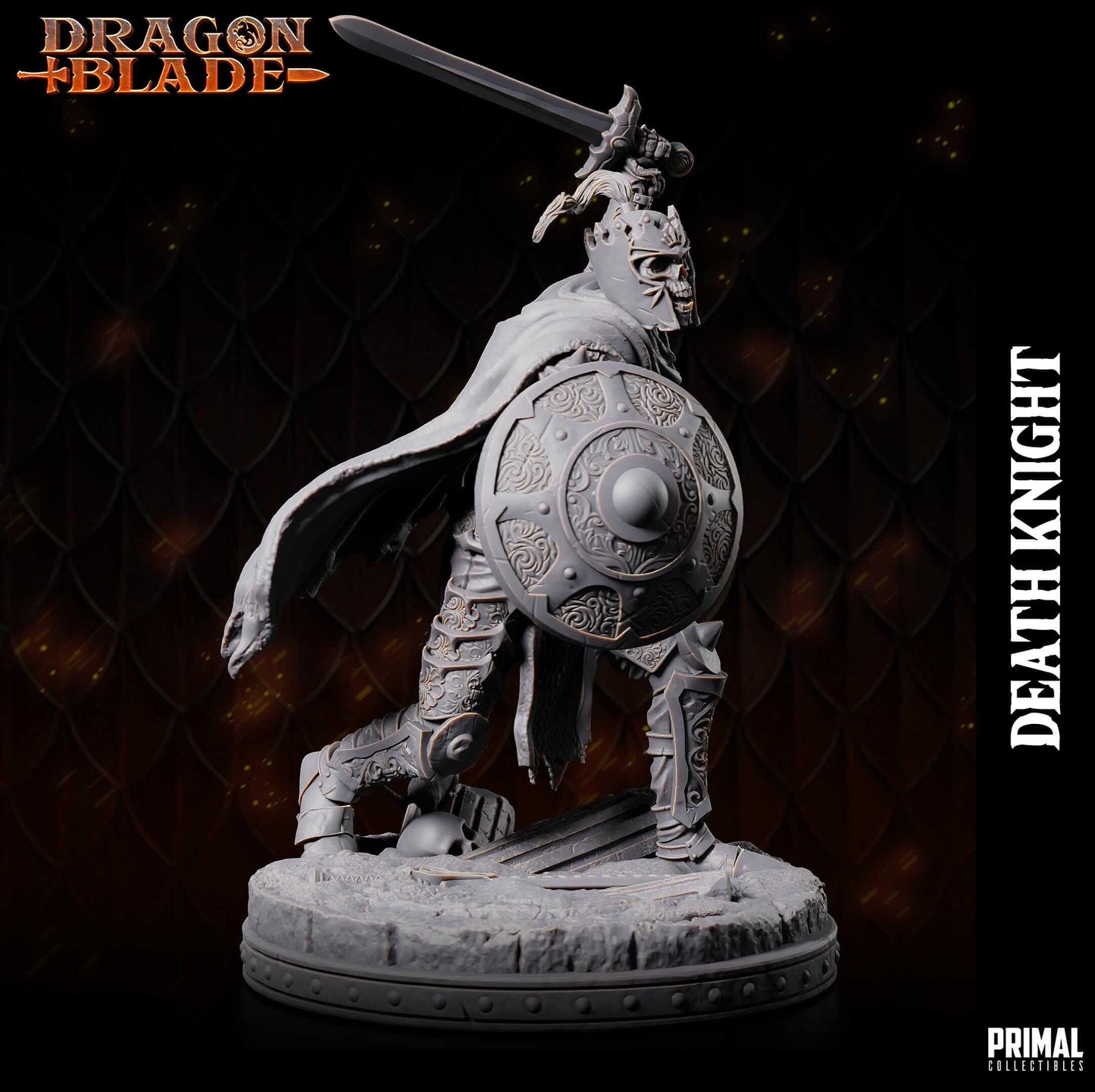 Death Knight with sword Dragonblade - Masters of Dungeon Quest