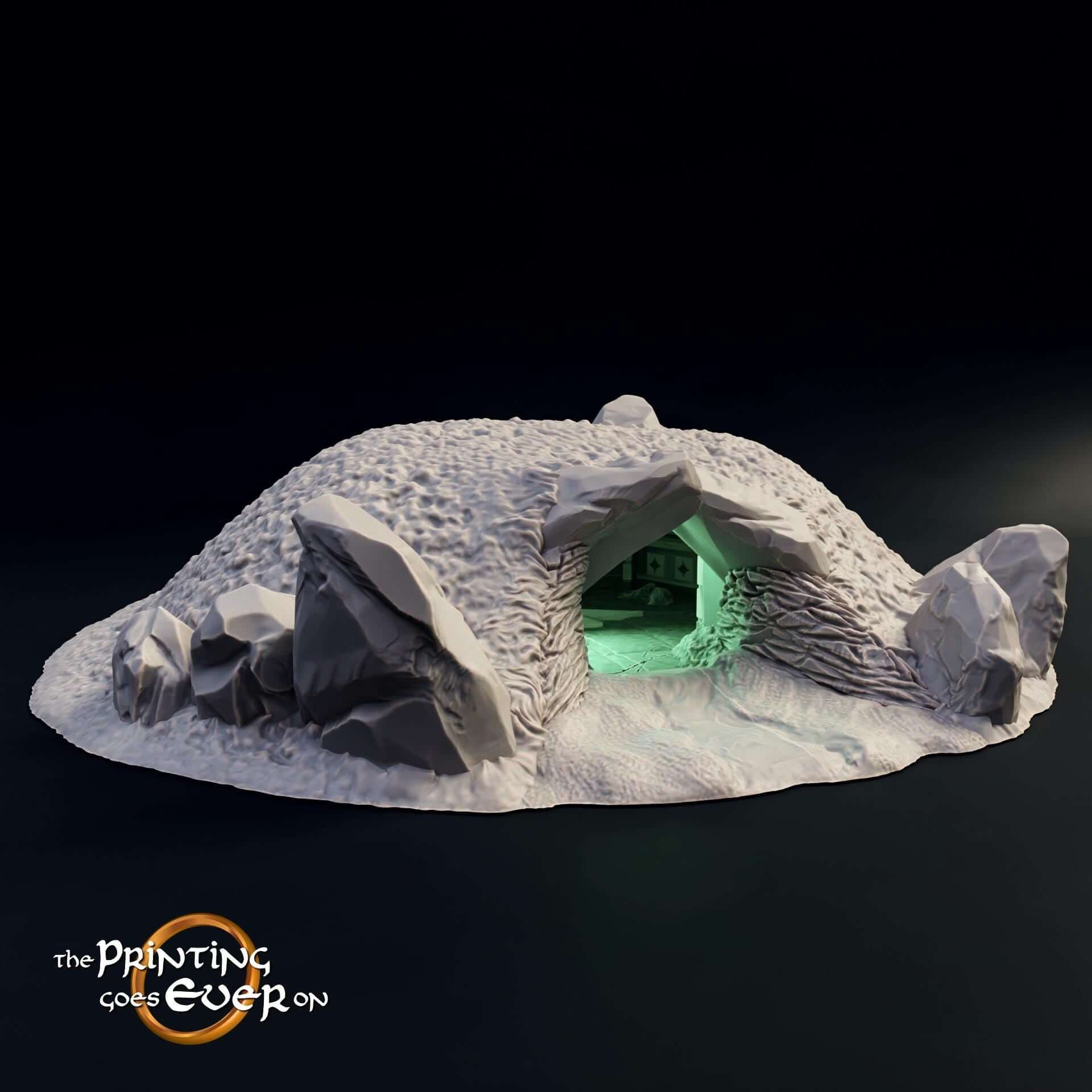 Barrow Tomb - Terrain - Printing Goes Ever On