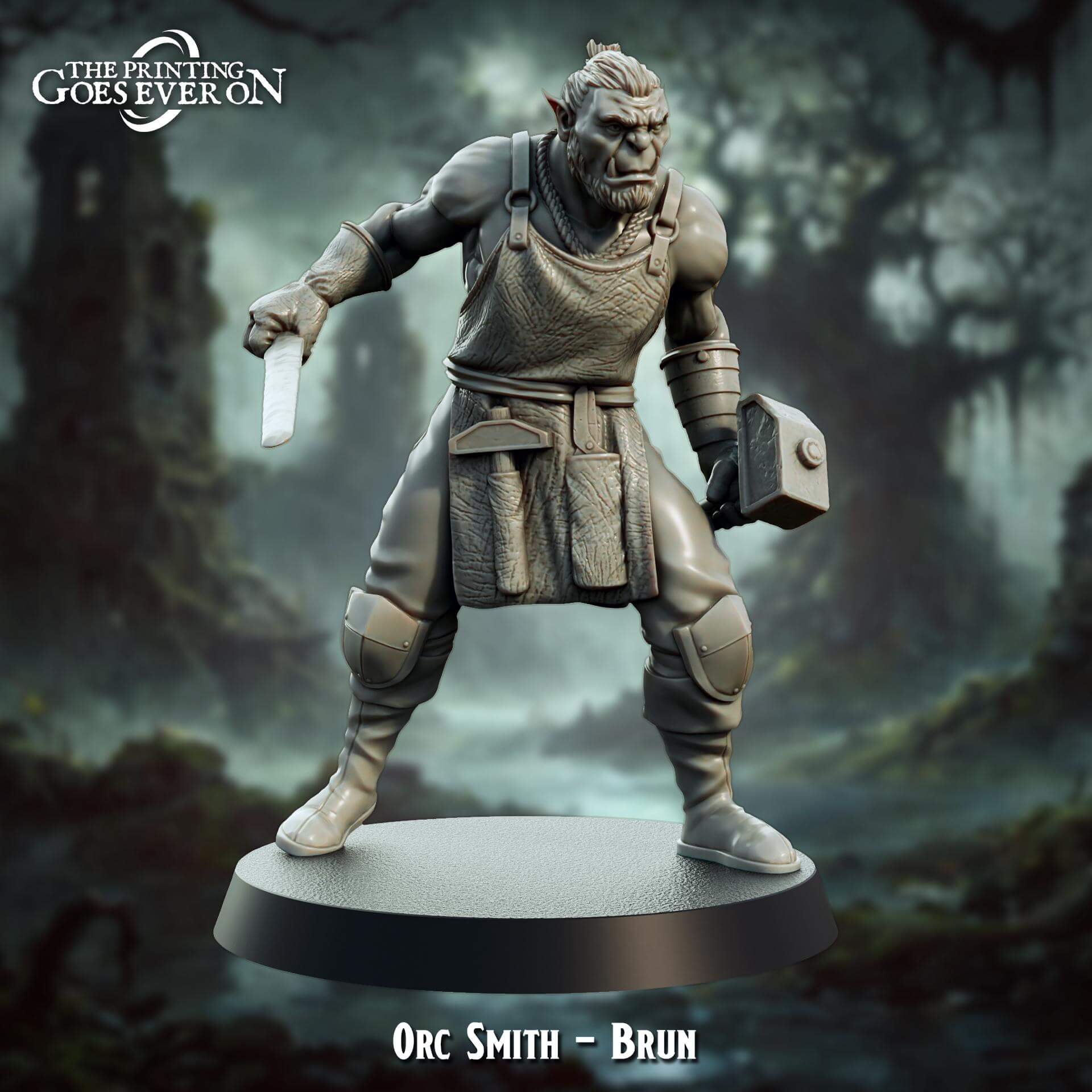 Orc Smith Brun - Beowulf's Deceit - Printing Goes Ever On