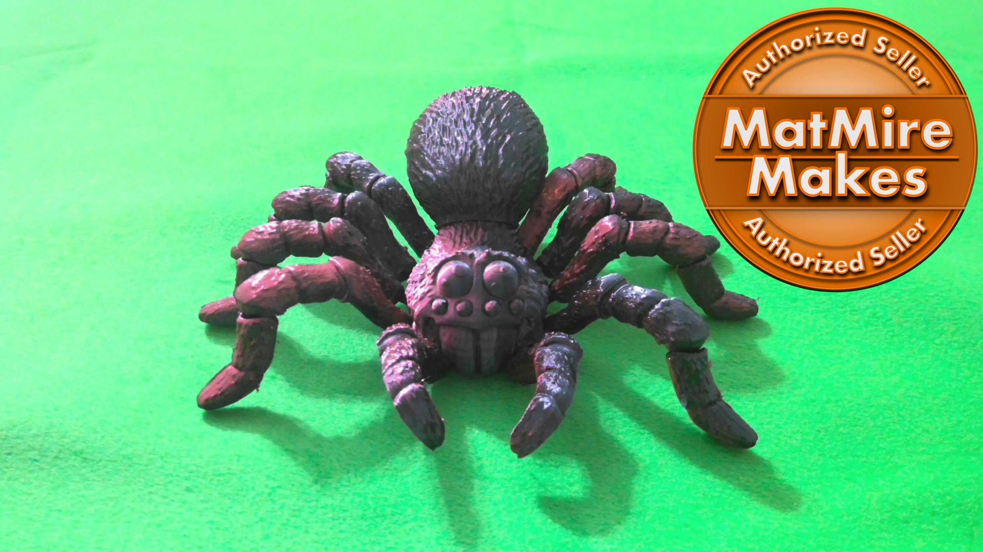 Tarantula Spider, Articulated fidget, Print-In-Place, Tarantula Flexi