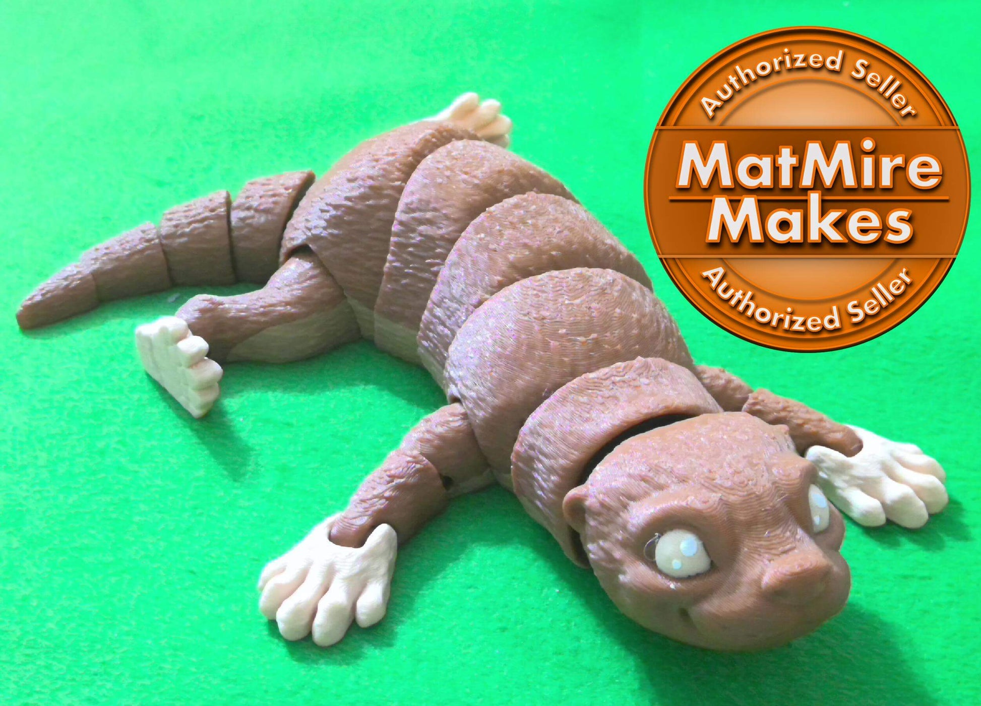 Otter, Articulated fidget, Print-In-Place, Otter Flexi