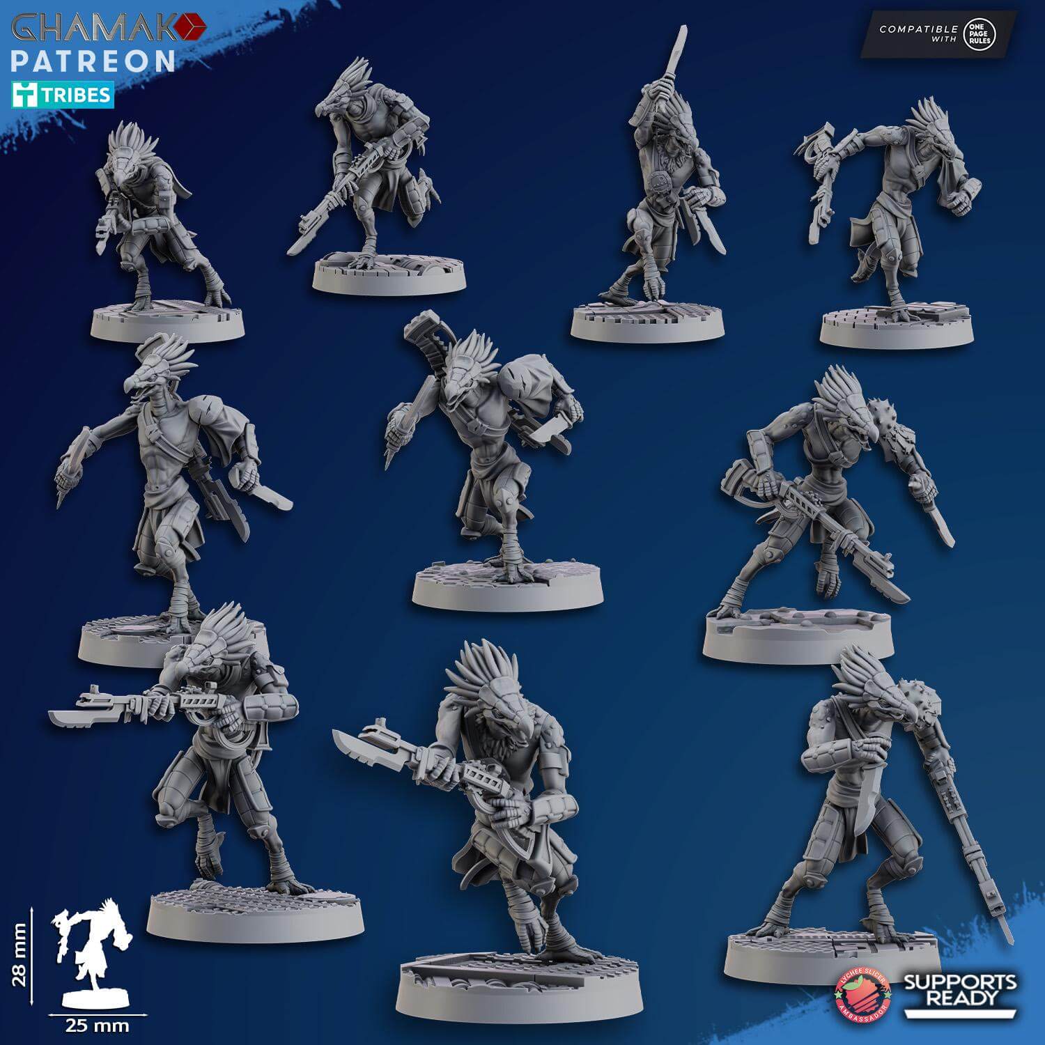 Scavengers - Kroot Proxies - Ghamak Miniatures