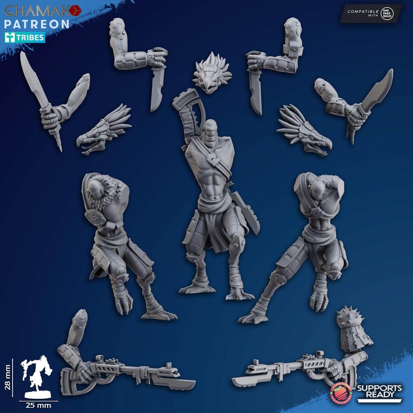 Scavengers - Kroot Proxies - Ghamak Miniatures