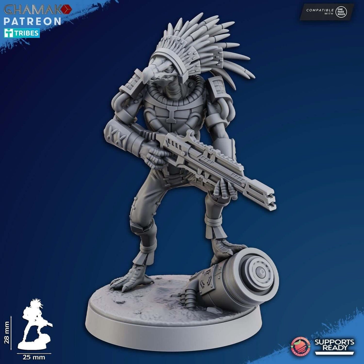 Tribal Chief - Kroot Proxies - Ghamak Miniatures