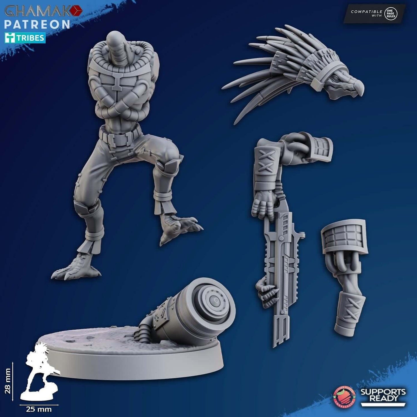 Razors - Kroot Proxies - Ghamak Miniatures