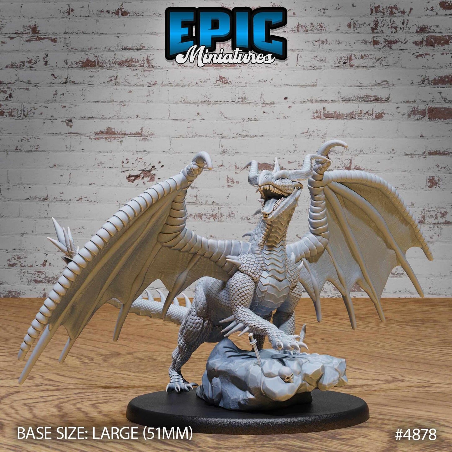 Classic Dragon - Epic Miniatures - Dungeons and Dragons
