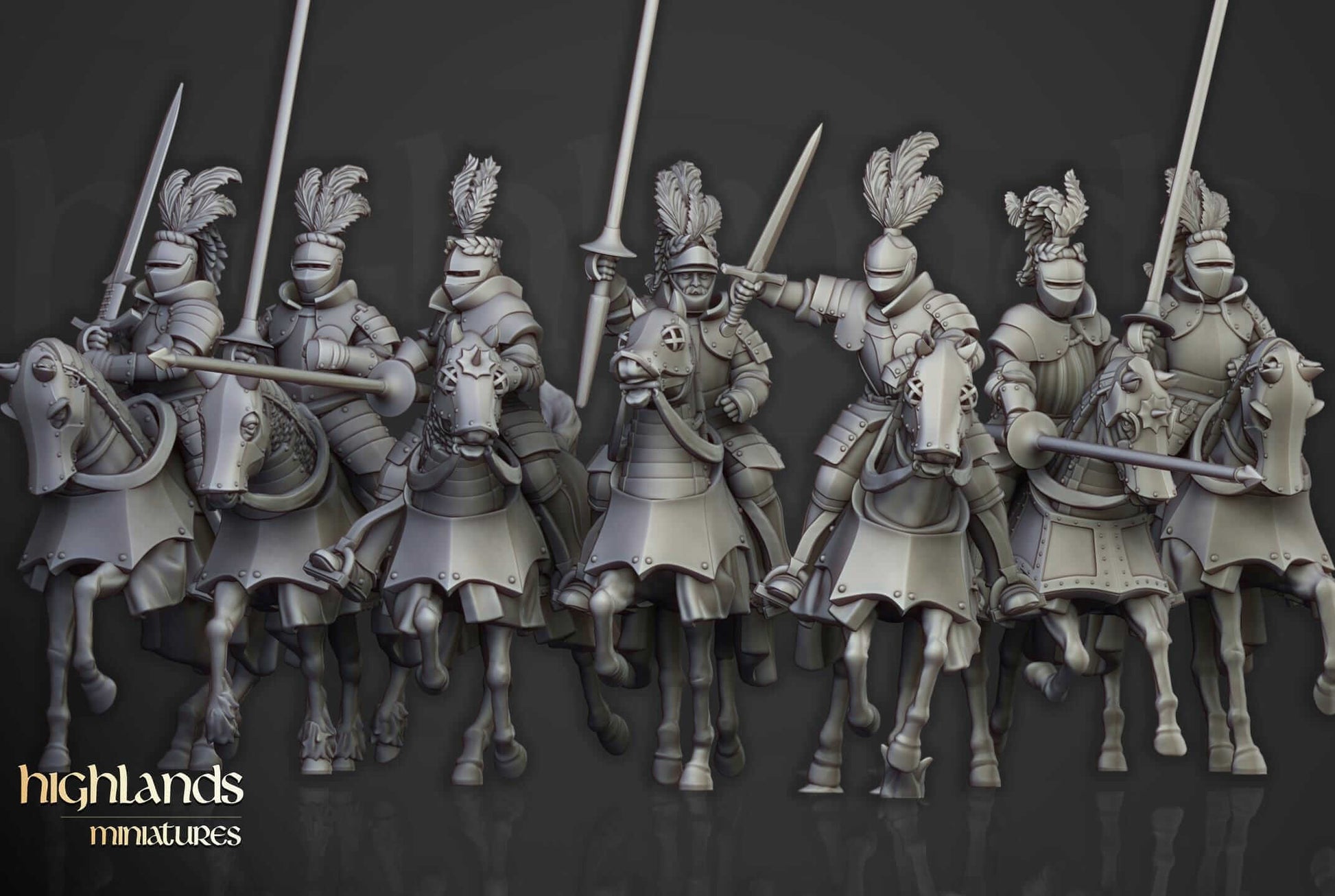 Sunland Imperial Knights - Highlands Miniatures