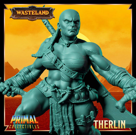 Therlin Dwarf - Wasteland 3D Printed Resin RPG/Tabletop/Boardgames Miniature Primal Collectibles