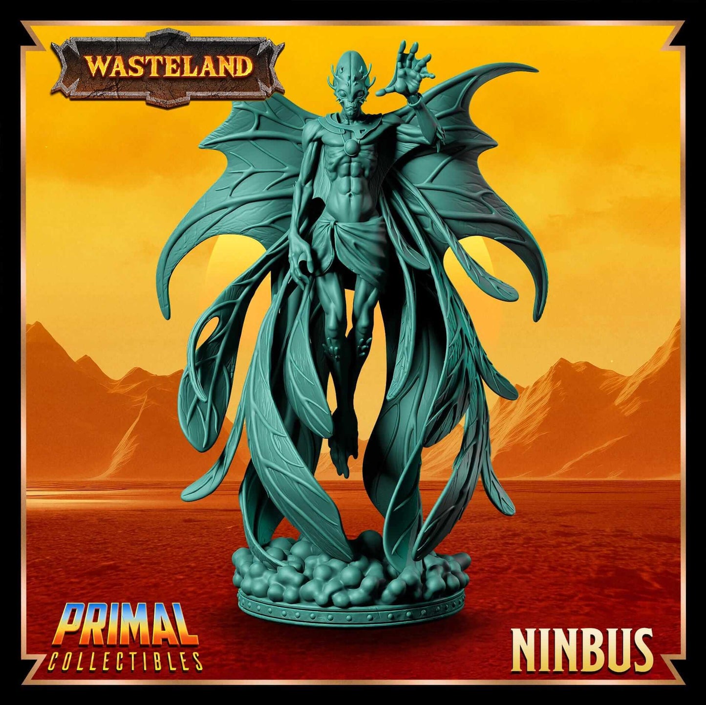 Nimbus Avangion - Wasteland 3D Printed Resin RPG/Tabletop/Boardgames Miniature Primal Collectibles