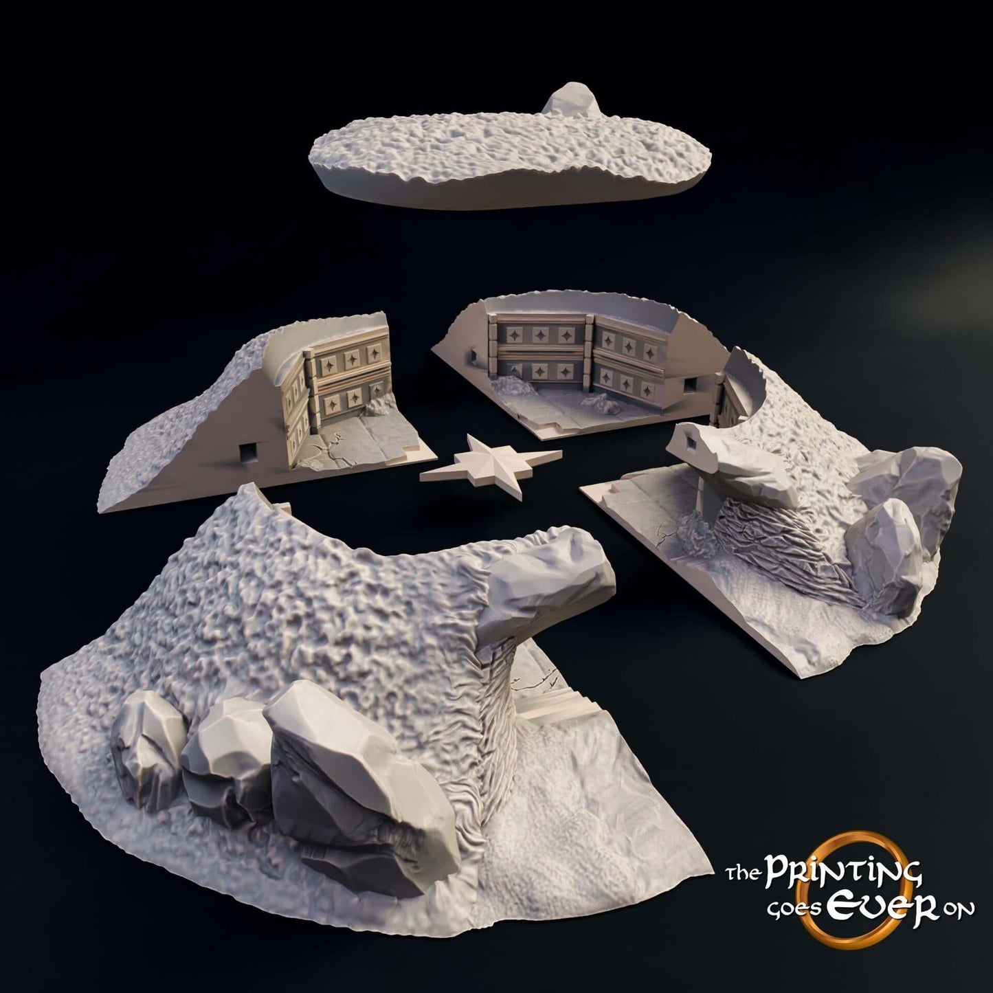 Barrow Tomb - Terrain - Printing Goes Ever On