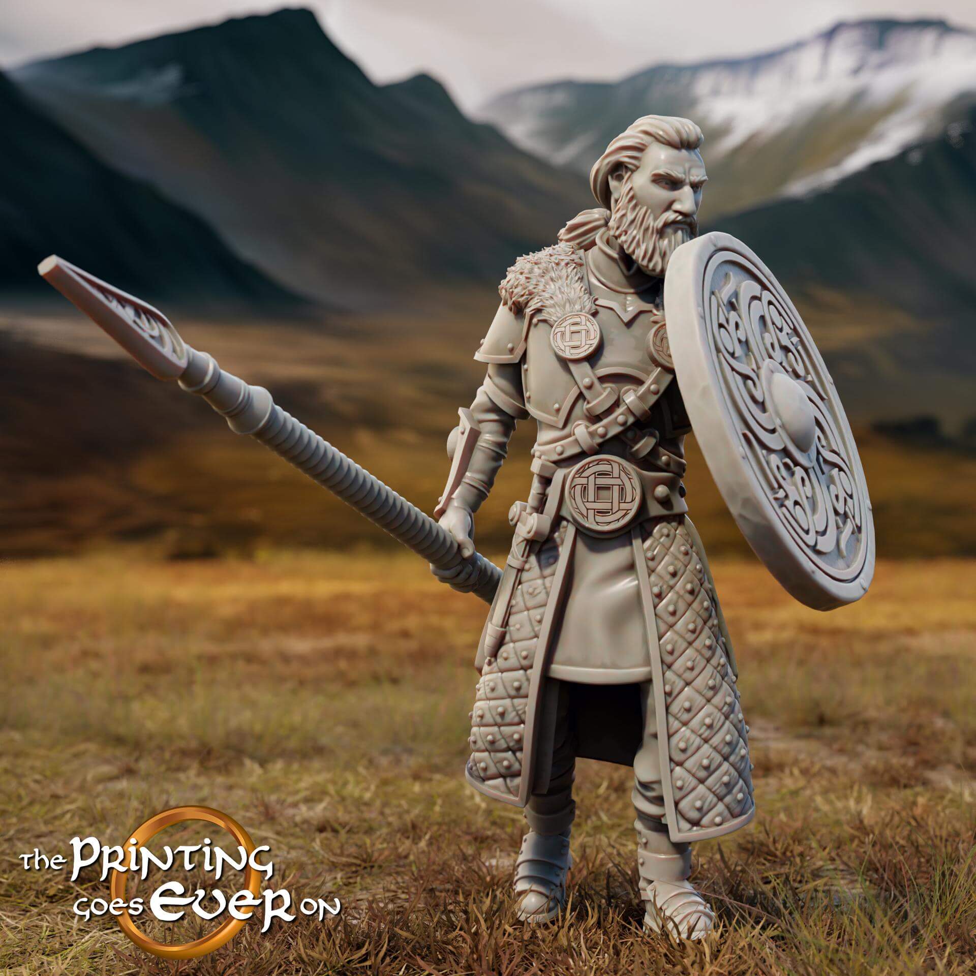 Prince Ebremer foot and mounted - Last Stand - Printing Goes Ever On