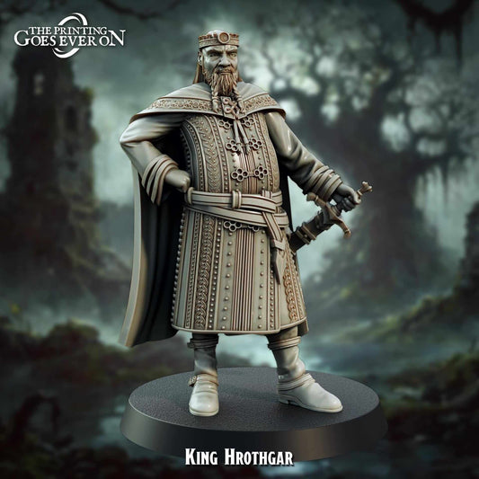 King Hrothgar - Beowulf's Deceit - Printing Goes Ever On