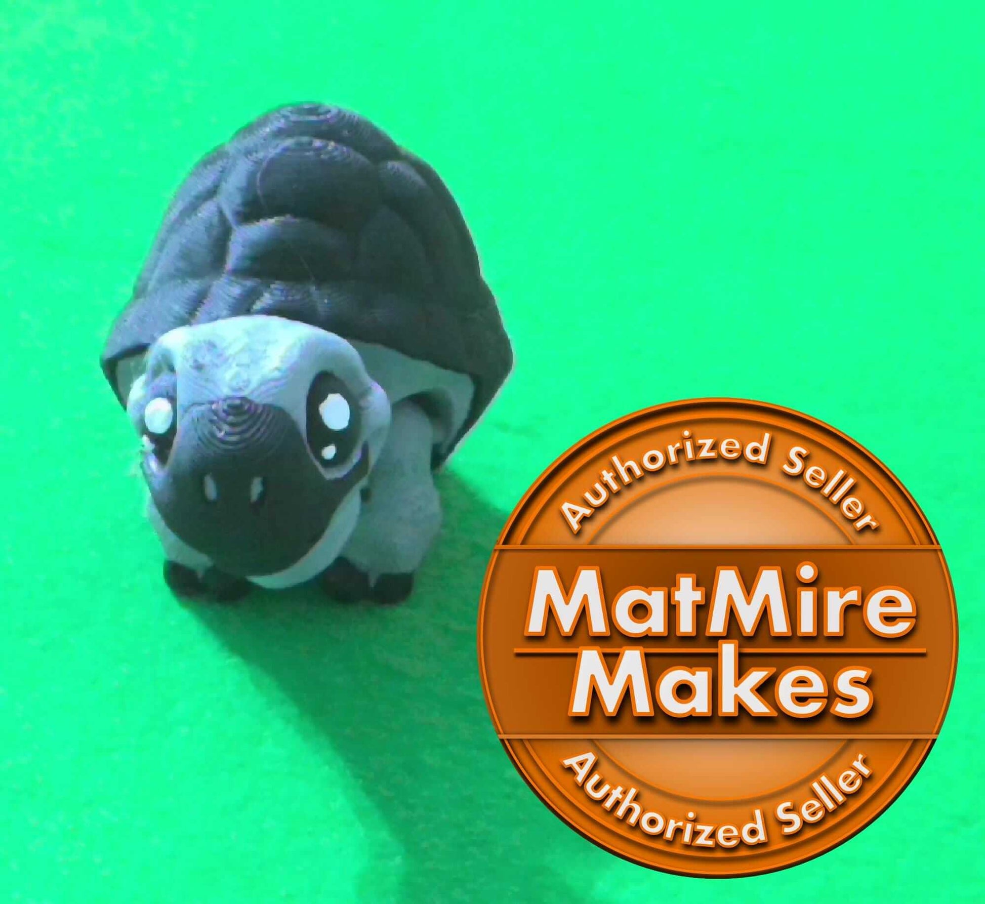 Mini Tortoise , Articulated fidget, Print-In-Place, Tortoise Flexi